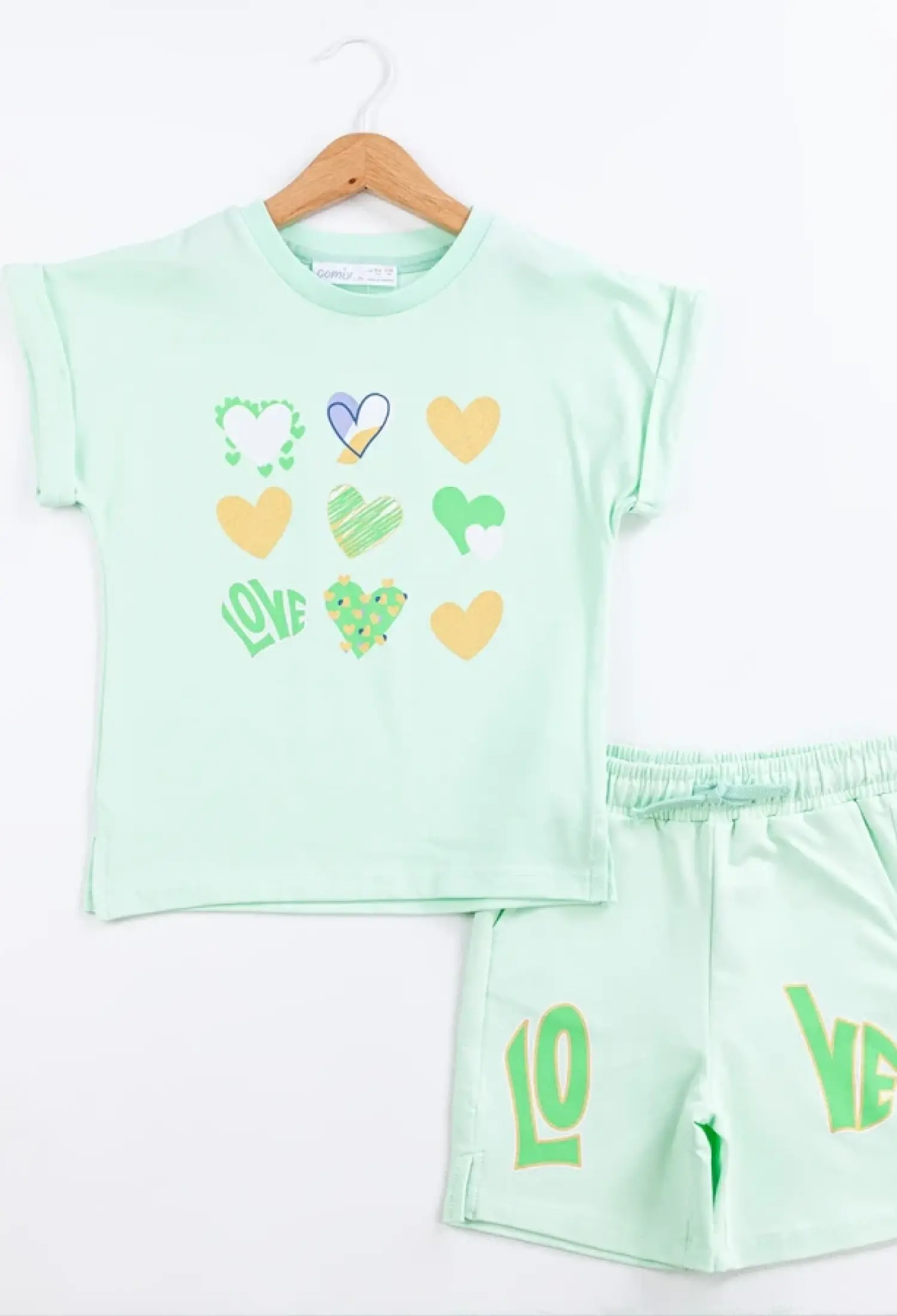 Love Baskılı Kız Takım - Brand: COMİX - Kids & Bby Clothes From Peralane Kids Turkey