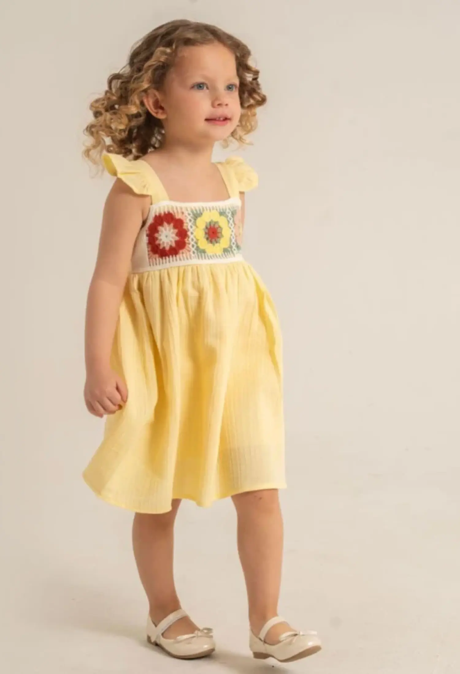 Nakış Detaylı Elbise - Brand: ECOLKIZ - Kids & Bby Clothes From Peralane Kids Turkey