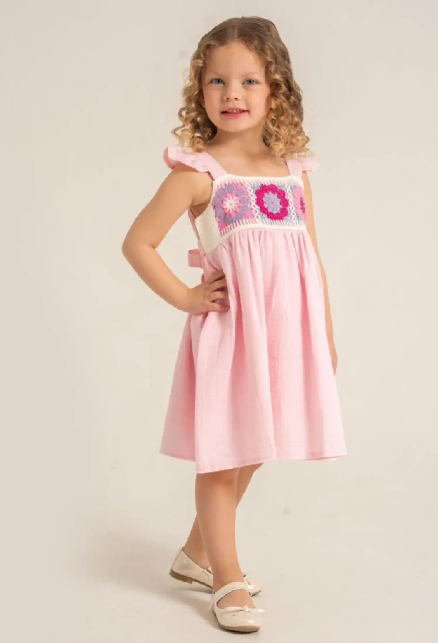 Nakış Detaylı Elbise - Brand: ECOLKIZ - Kids & Bby Clothes From Peralane Kids Turkey
