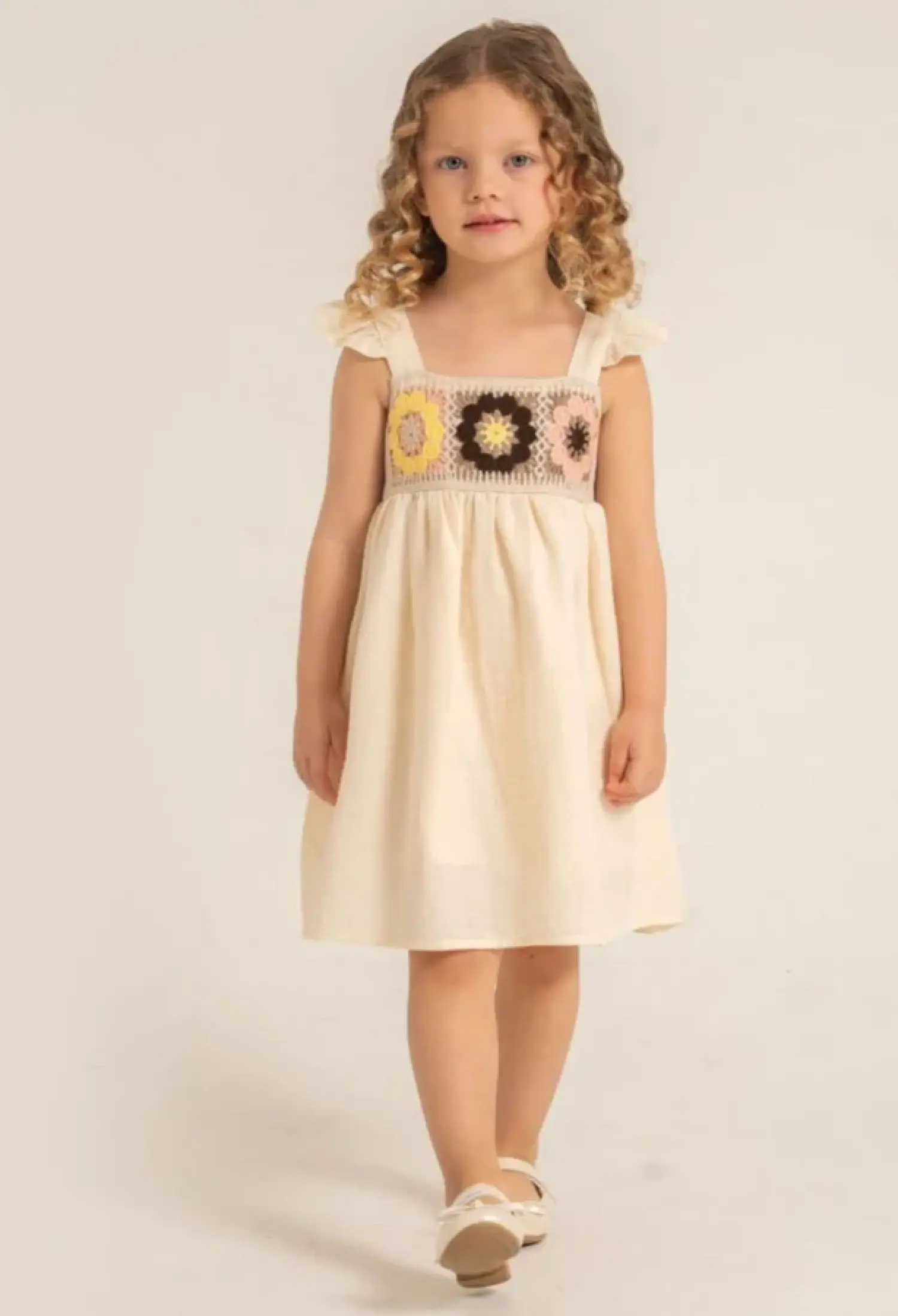 Nakış Detaylı Elbise - Brand: ECOLKIZ - Kids & Bby Clothes From Peralane Kids Turkey