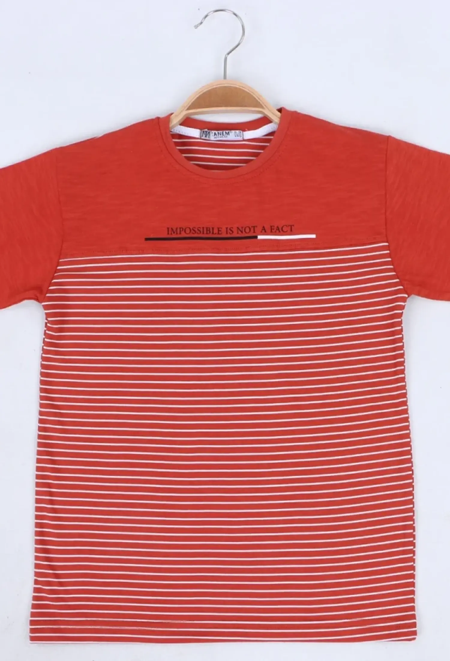 Not Çizgili Erkek Tişört - Brand: TANEM KİDS - Kids & Bby Clothes From Peralane Kids Turkey