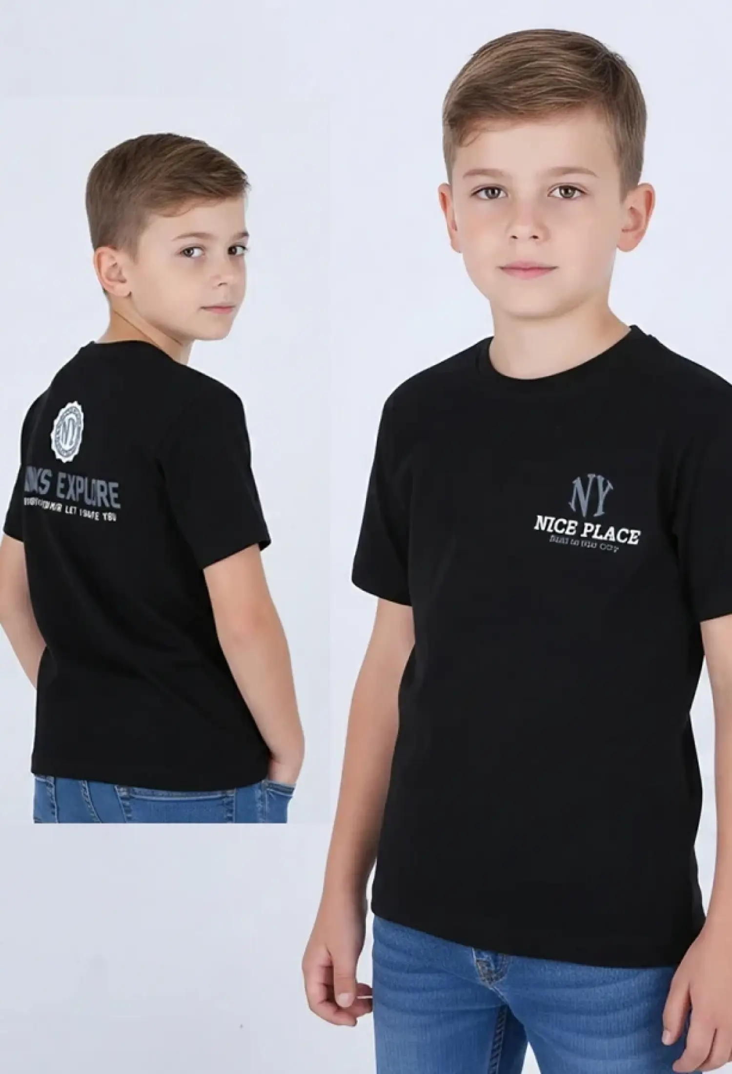Ny Baskılı Erkek Tişört - Brand: TANEM KİDS - Kids & Bby Clothes From Peralane Kids Turkey