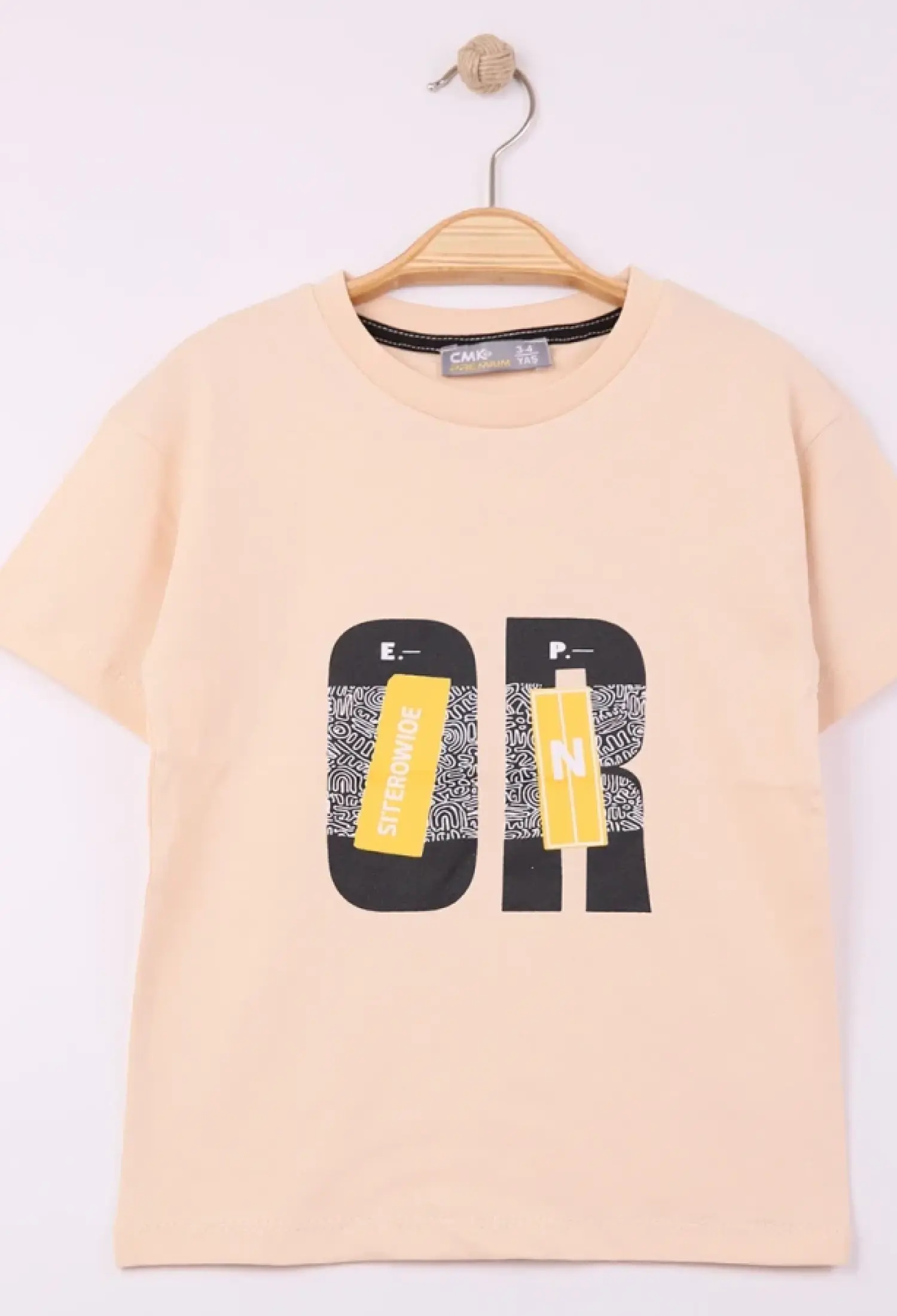 OR Baskılı Erkek Tişört - Brand: CMK - Kids & Bby Clothes From Peralane Kids Turkey