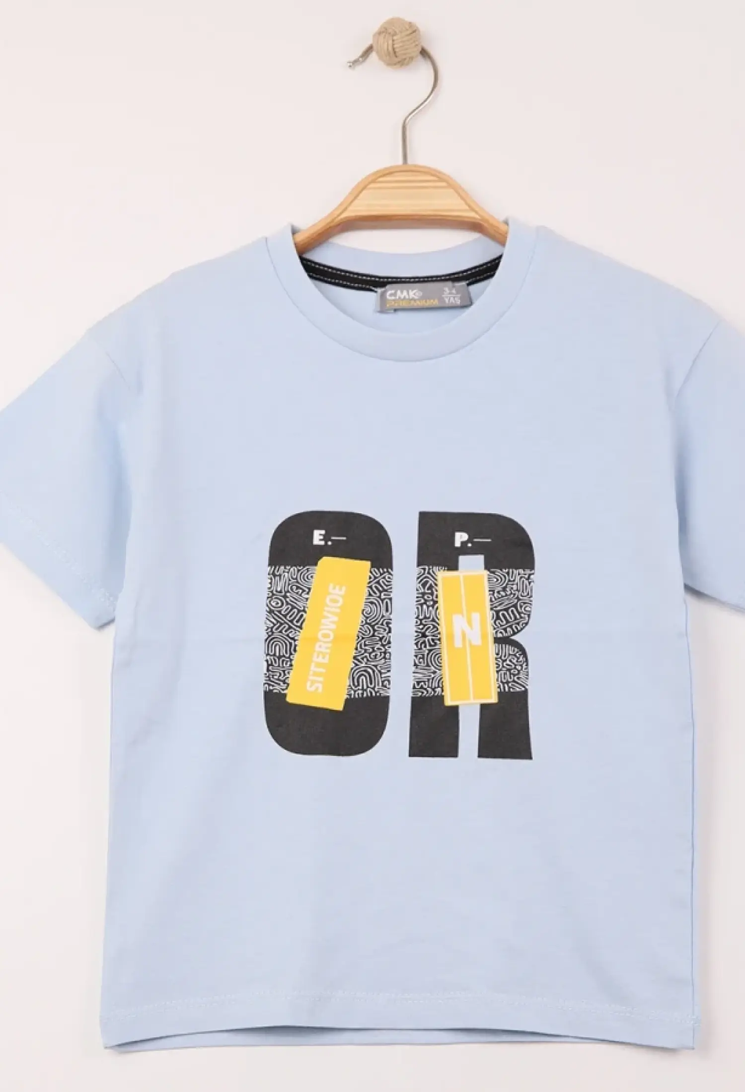 OR Baskılı Erkek Tişört - Brand: CMK - Kids & Bby Clothes From Peralane Kids Turkey