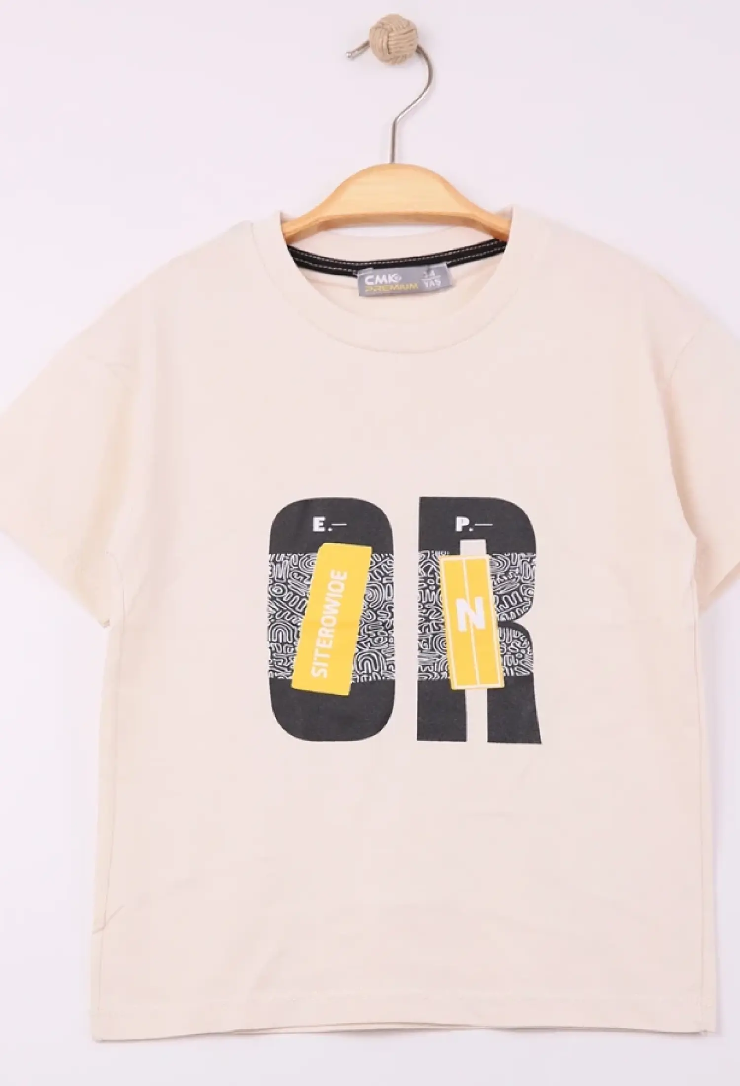 OR Baskılı Erkek Tişört - Brand: CMK - Kids & Bby Clothes From Peralane Kids Turkey