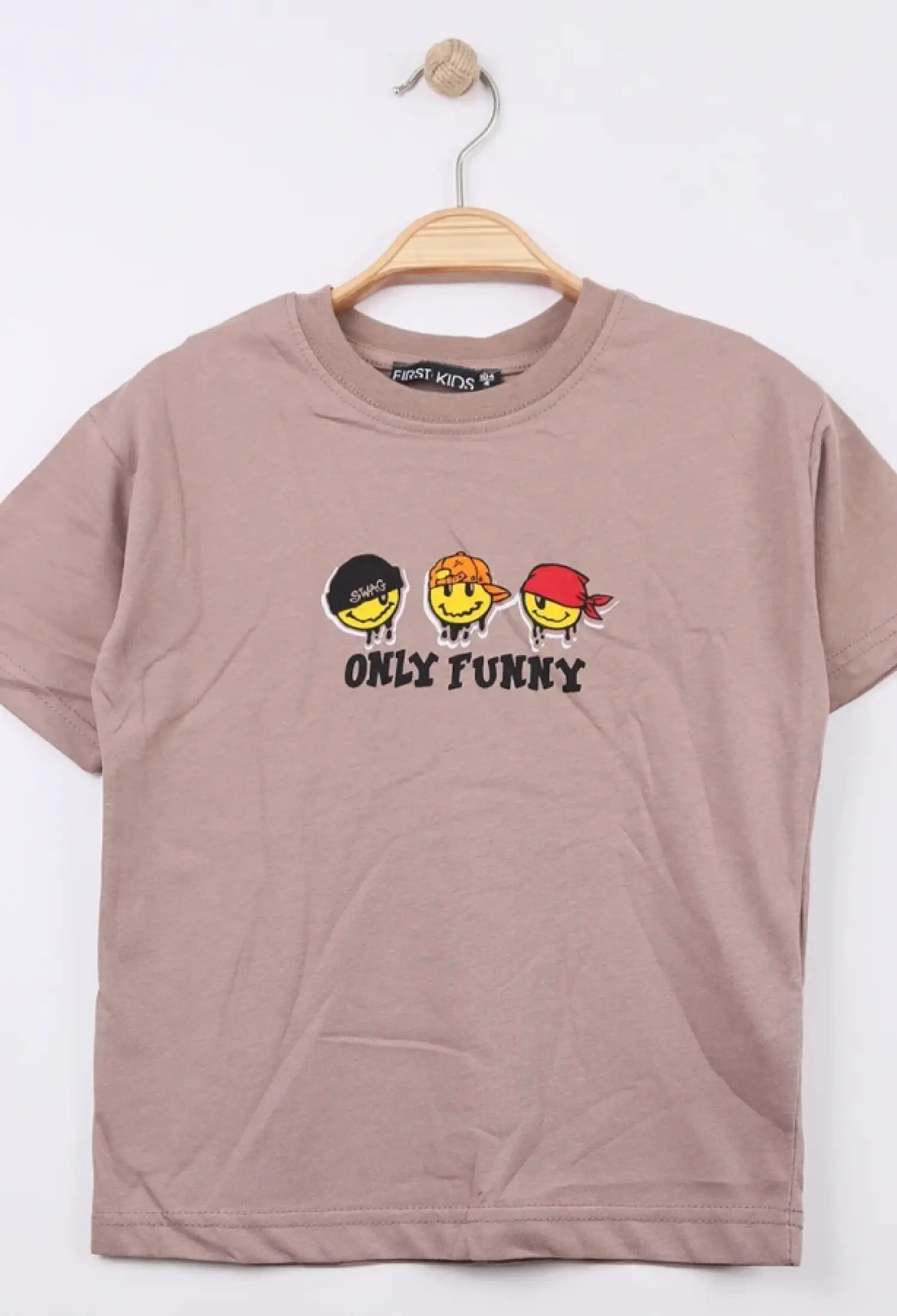 Only Funny Baskılı Erkek Tişört - Brand: FİRST KİDS - Kids & Bby Clothes From Peralane Kids Turkey