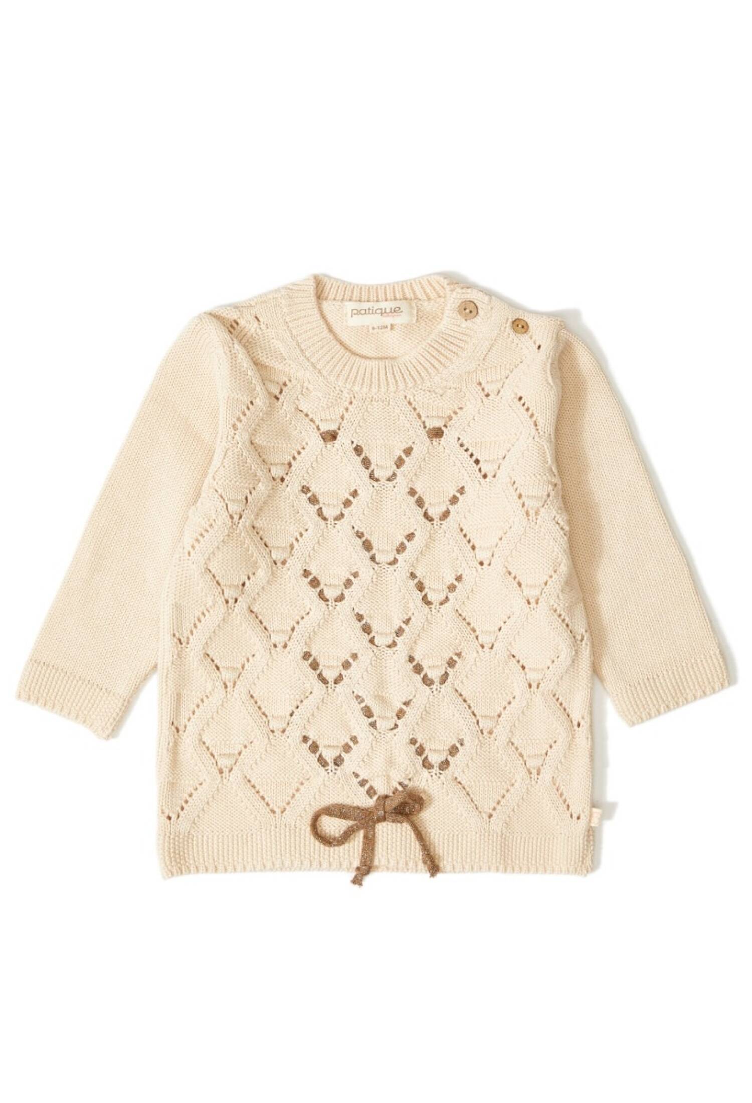Organic Cotton Knitwear Sweater for Baby Girl Uluda? Triko 1061-21058-1 - 1061-21058-1