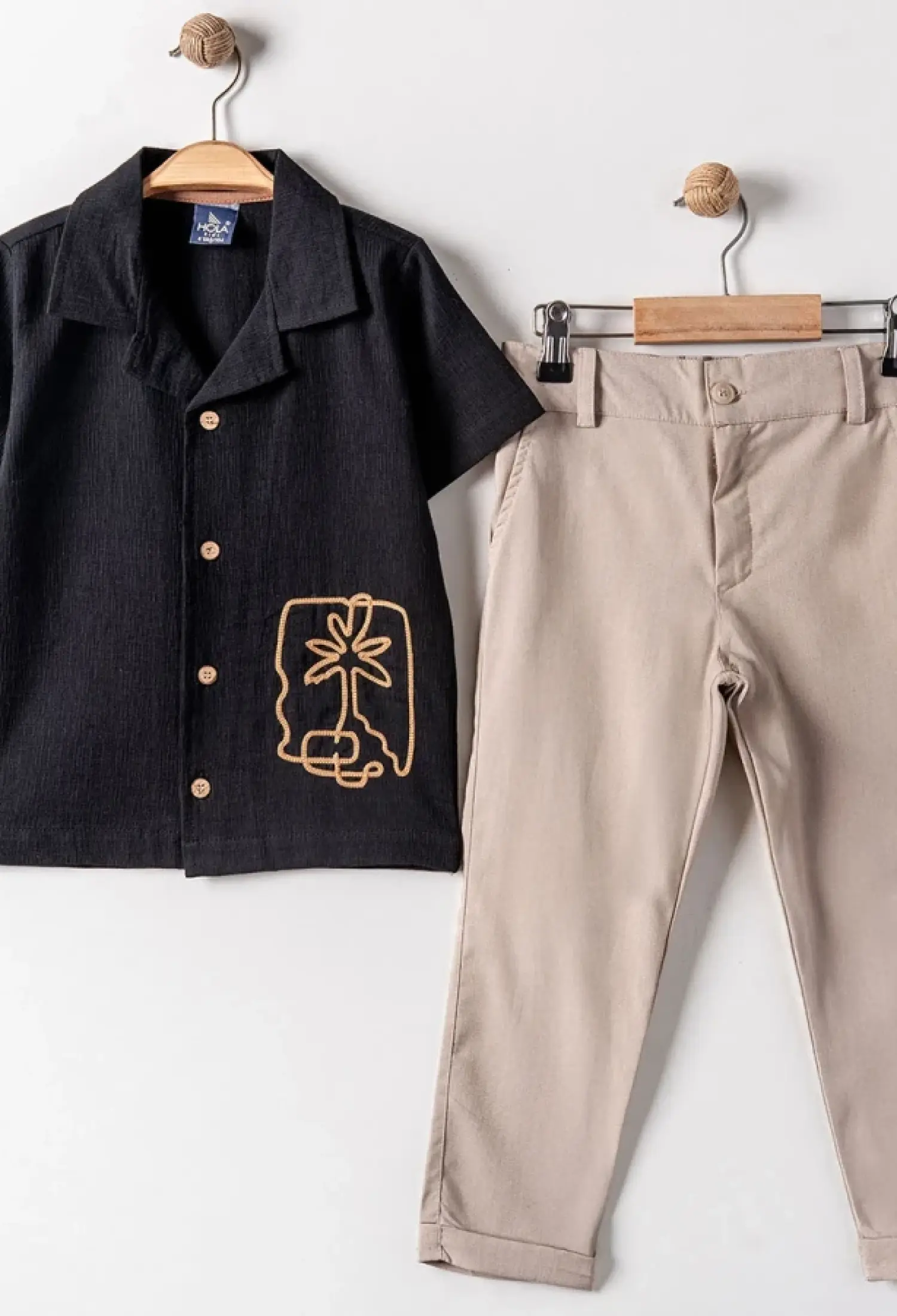 Palmiye Nakışlı Erkek Takım - Brand: BARKOD - Kids & Bby Clothes From Peralane Kids Turkey