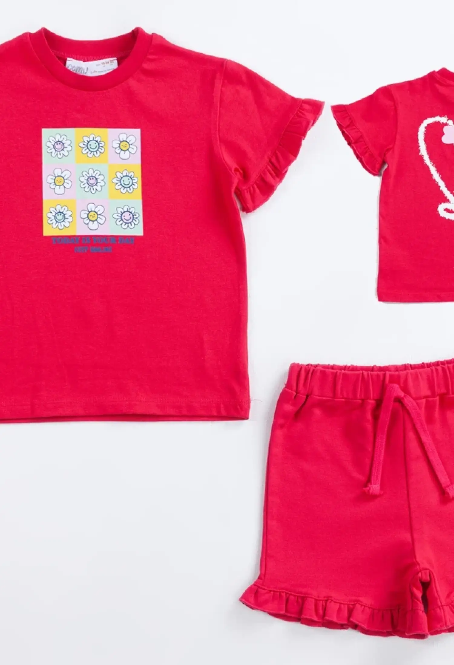 Papatya Baskılı Kız Bebe Takım - Brand: COMİX - Kids & Bby Clothes From Peralane Kids Turkey