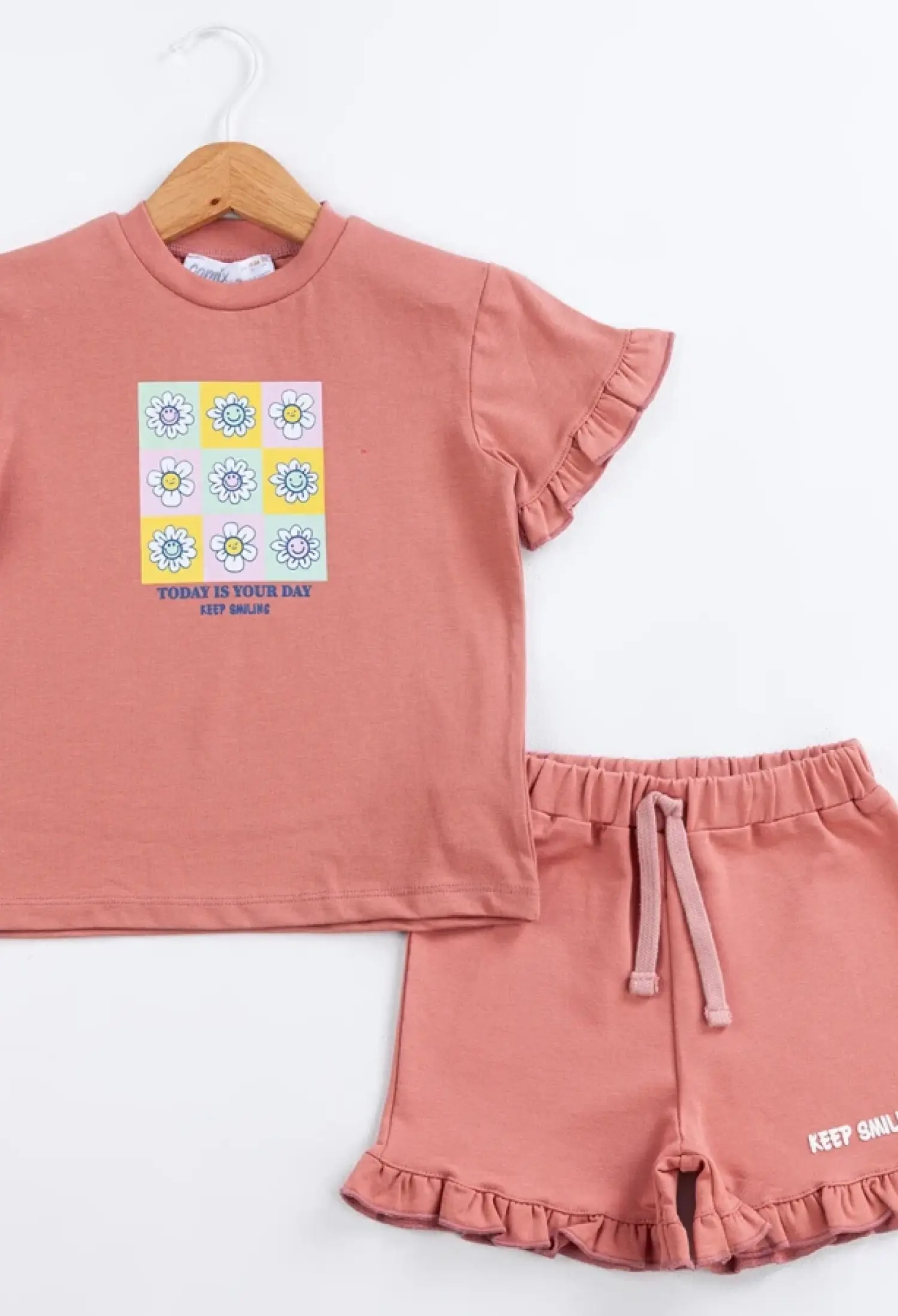 Papatya Baskılı Kız Bebe Takım - Brand: COMİX - Kids & Bby Clothes From Peralane Kids Turkey