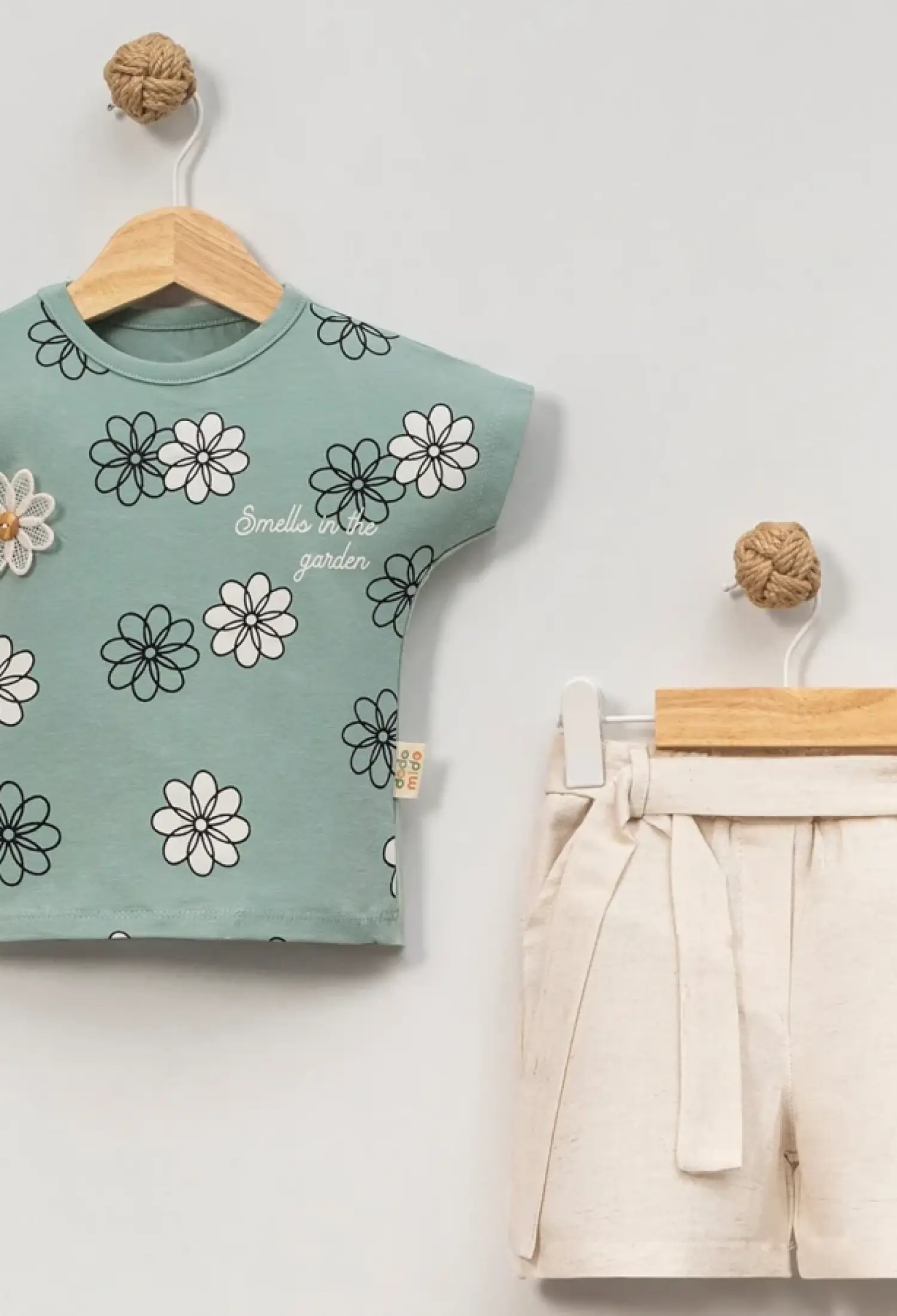 Papatya Baskılı Kız Takım - Brand: EYMUS - Kids & Bby Clothes From Peralane Kids Turkey