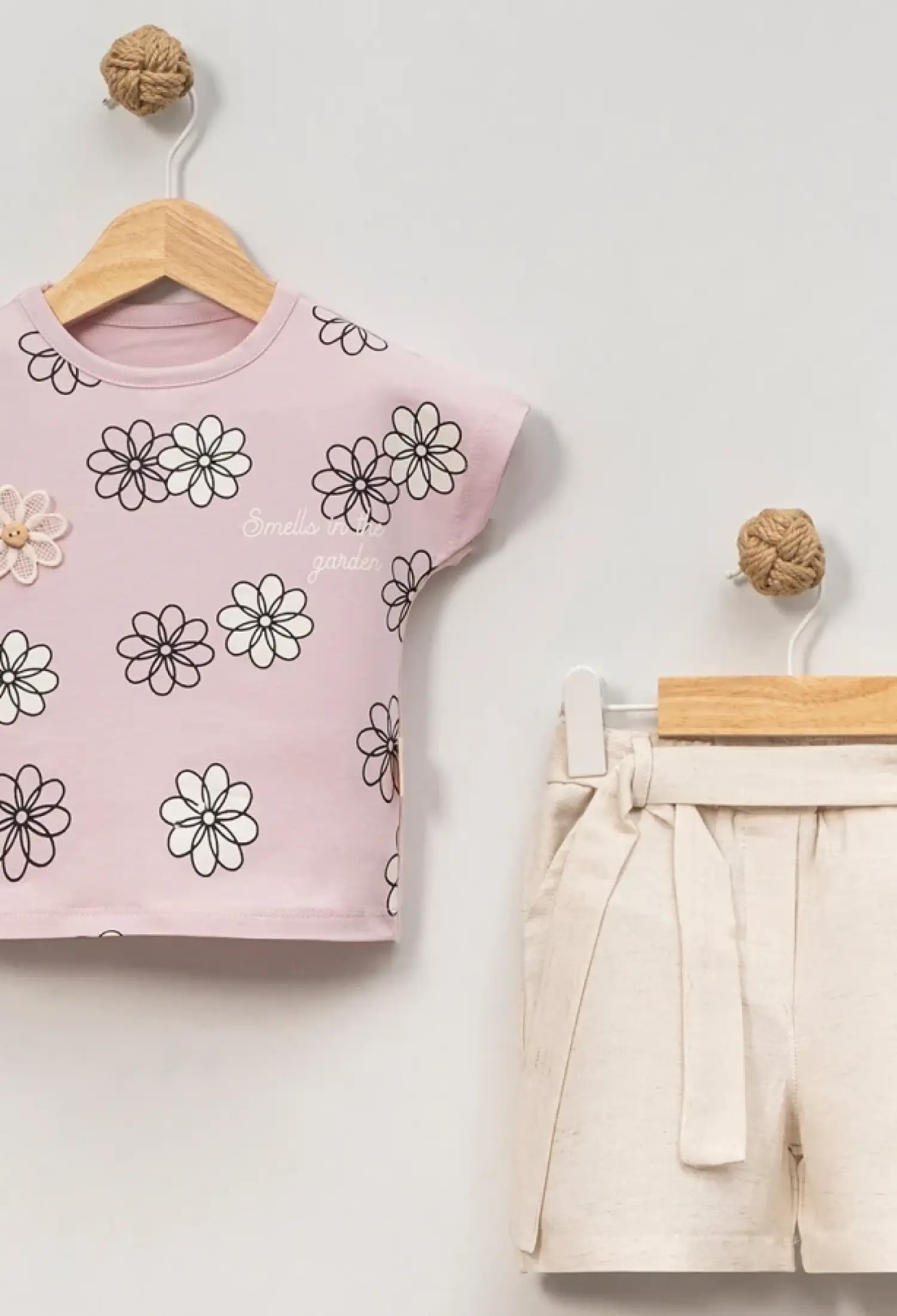 Papatya Baskılı Kız Takım - Brand: EYMUS - Kids & Bby Clothes From Peralane Kids Turkey