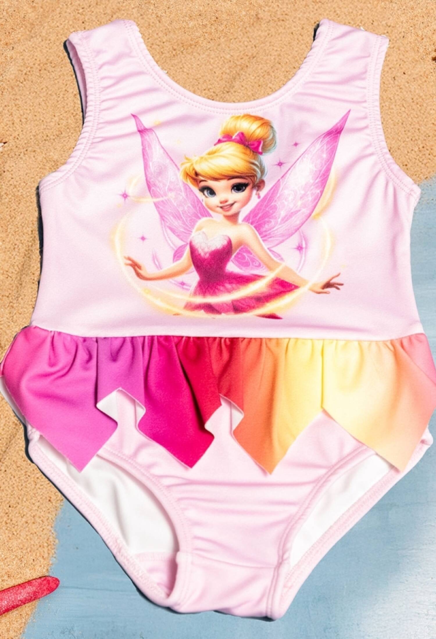 Peri Baskılı Kız Mayo - Brand: LYRA KİDS - Kids & Bby Clothes From Peralane Kids Turkey
