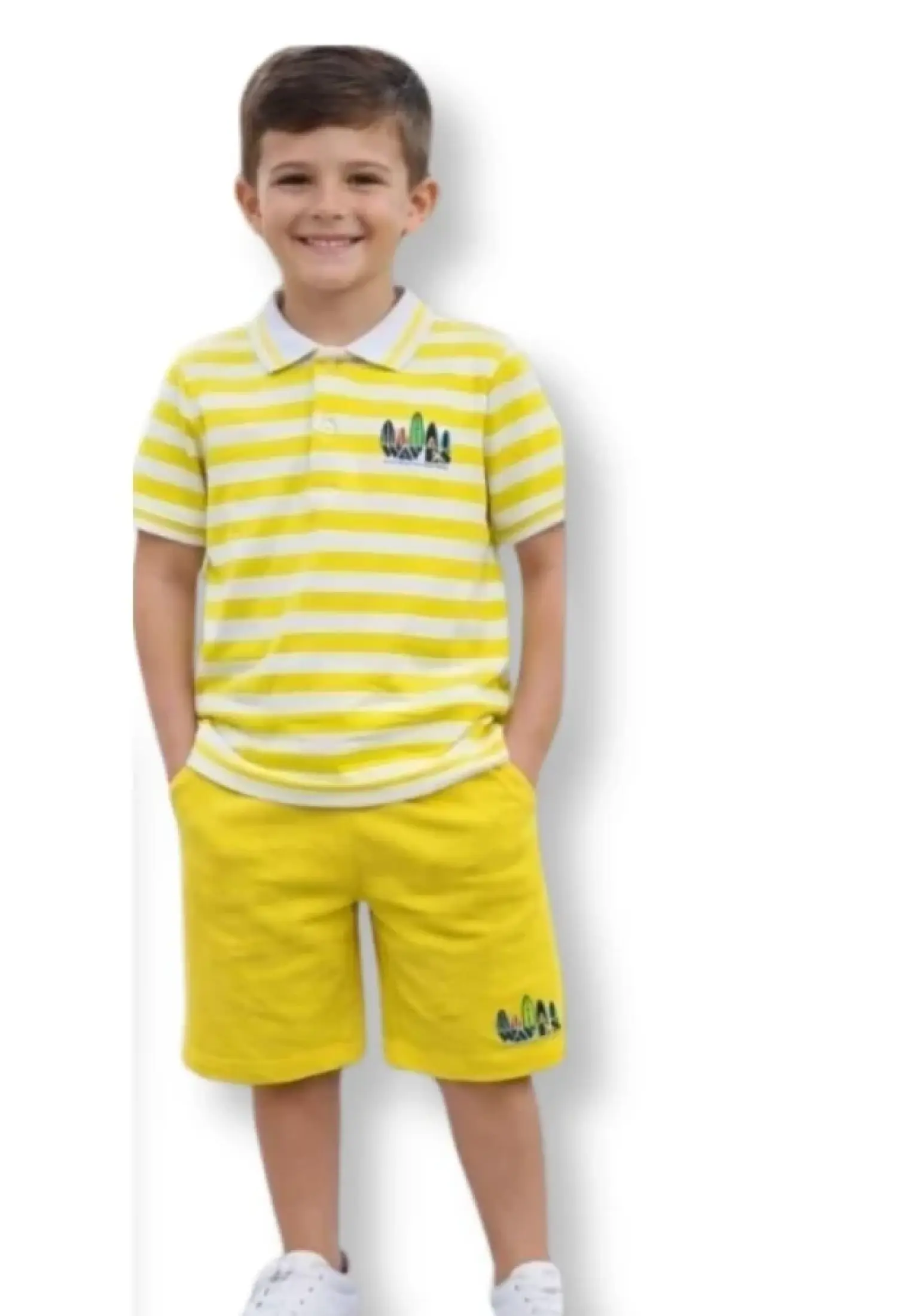 Polo Yakalı Çizgili Erkek Takım - Brand: PALM LİFE - Kids & Bby Clothes From Peralane Kids Turkey