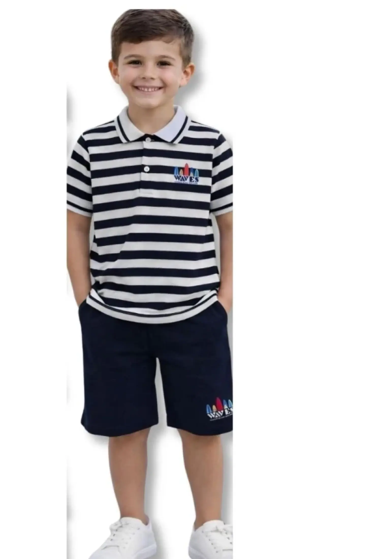 Polo Yakalı Çizgili Erkek Takım - Brand: PALM LİFE - Kids & Bby Clothes From Peralane Kids Turkey