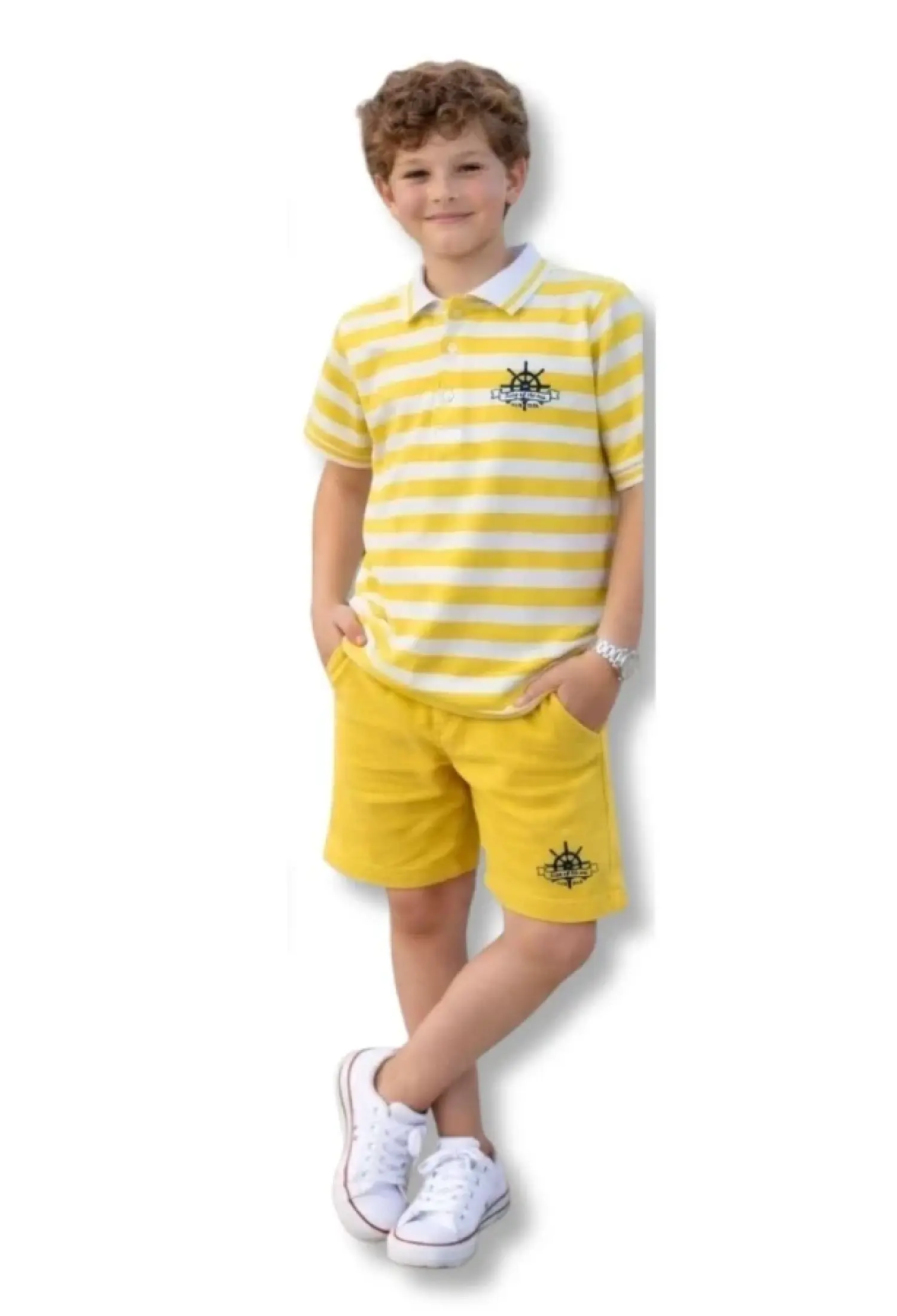 Polo Yakalı Çizgili Erkek Takım - Brand: PALM LİFE - Kids & Bby Clothes From Peralane Kids Turkey