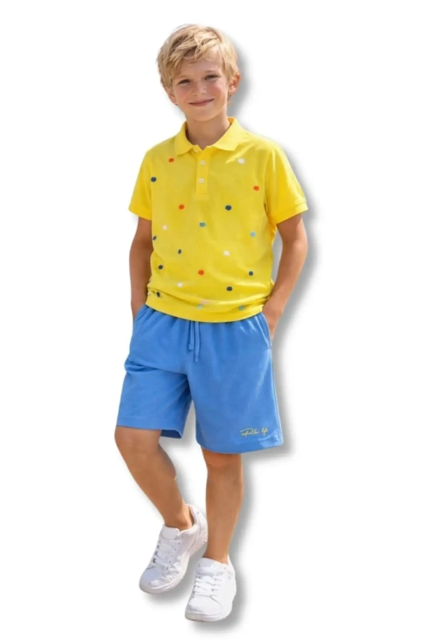 Polo Yakalı Desenli Erkek Takım - Brand: PALM LİFE - Kids & Bby Clothes From Peralane Kids Turkey