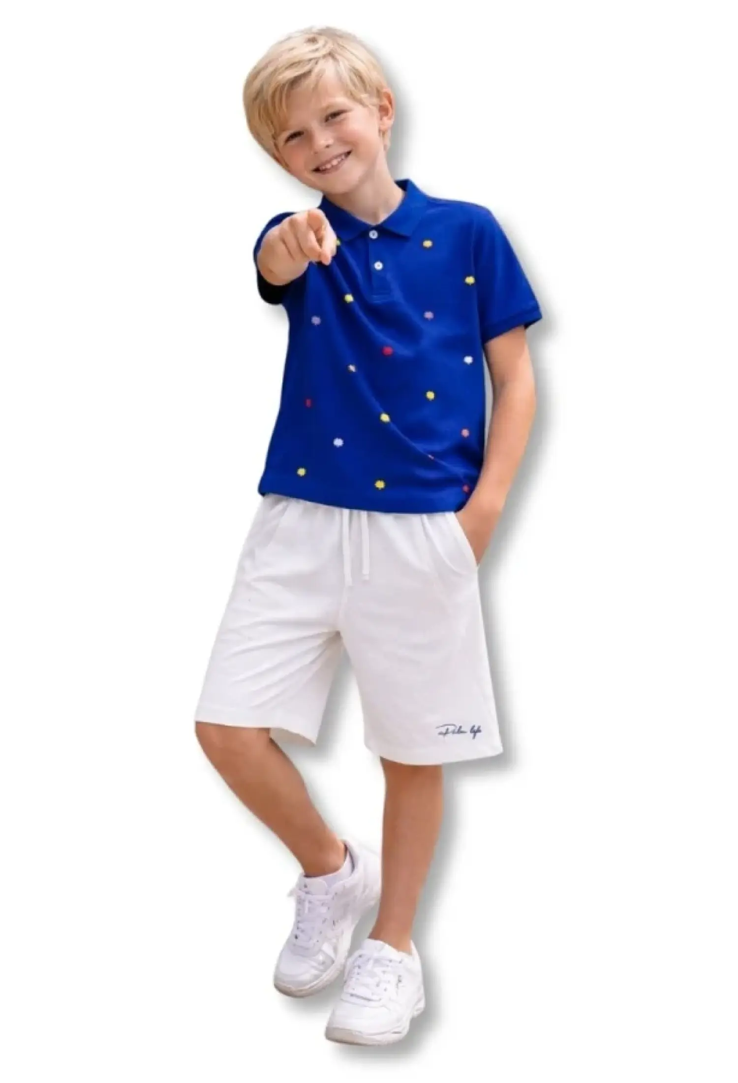 Polo Yakalı Desenli Erkek Takım - Brand: PALM LİFE - Kids & Bby Clothes From Peralane Kids Turkey