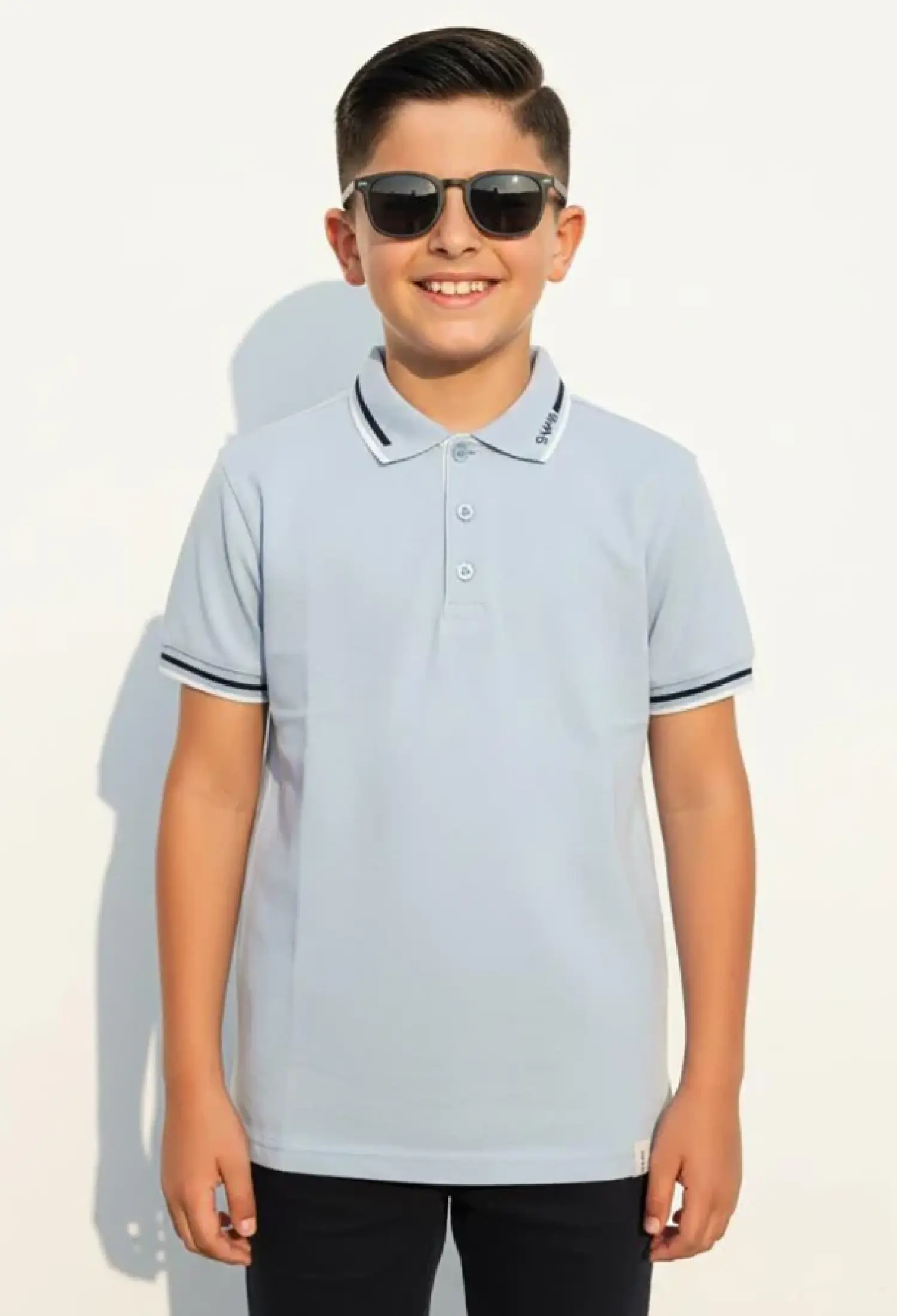 Polo Yakalı Swo Baskılı Erkek Tişört - Brand: TANEM KİDS - Kids & Bby Clothes From Peralane Kids Turkey
