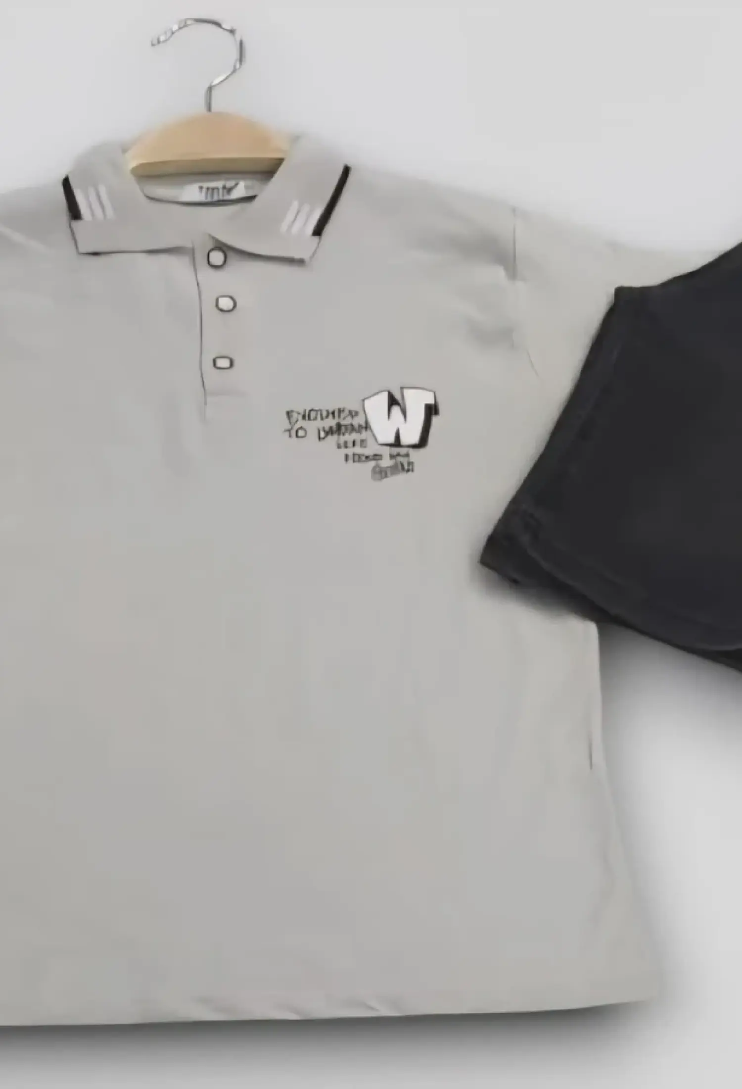 Polo Yakalı W Baskılı Erkek Takım - Brand: TANEM KİDS - Kids & Bby Clothes From Peralane Kids Turkey