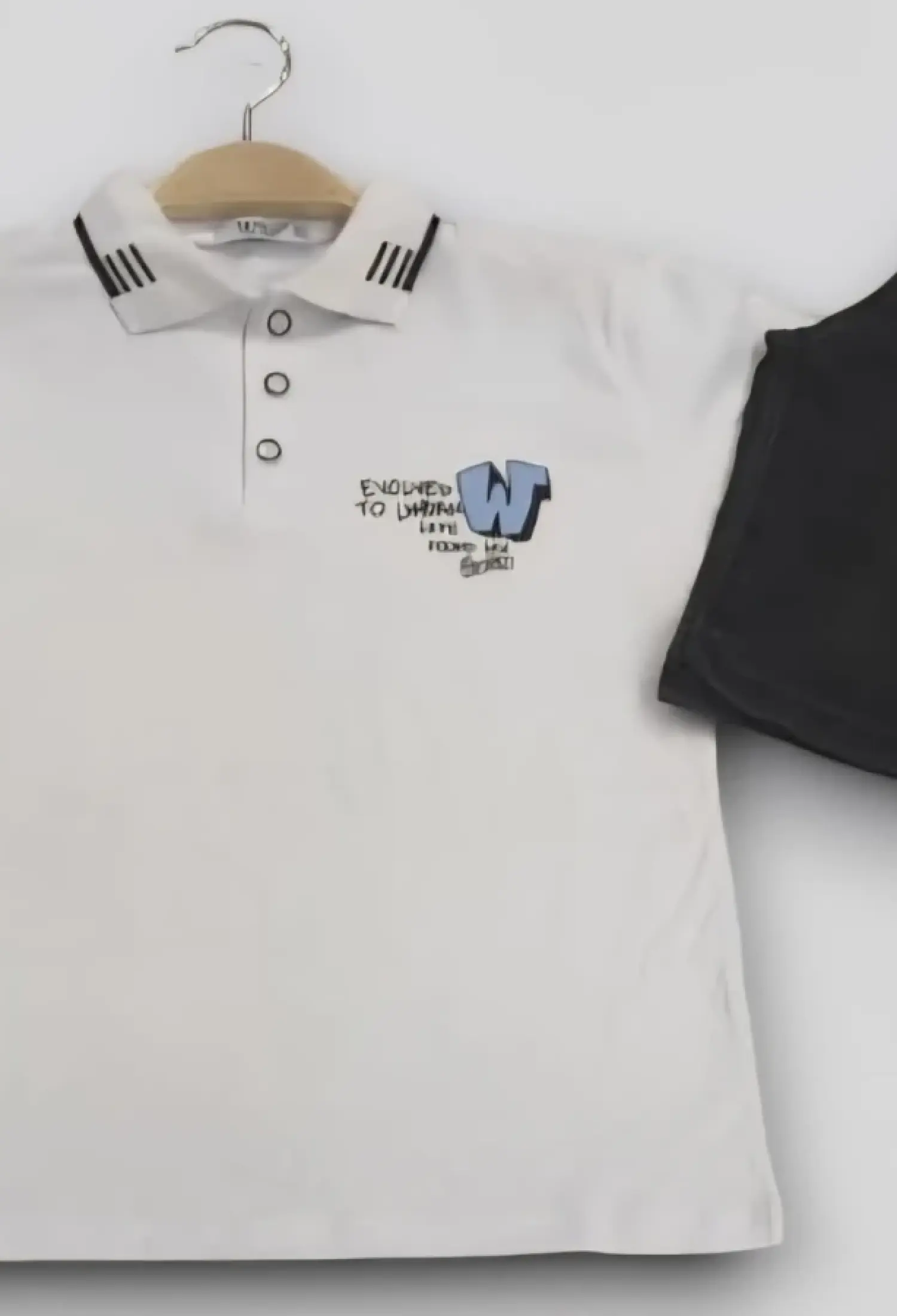 Polo Yakalı W Baskılı Erkek Takım - Brand: TANEM KİDS - Kids & Bby Clothes From Peralane Kids Turkey