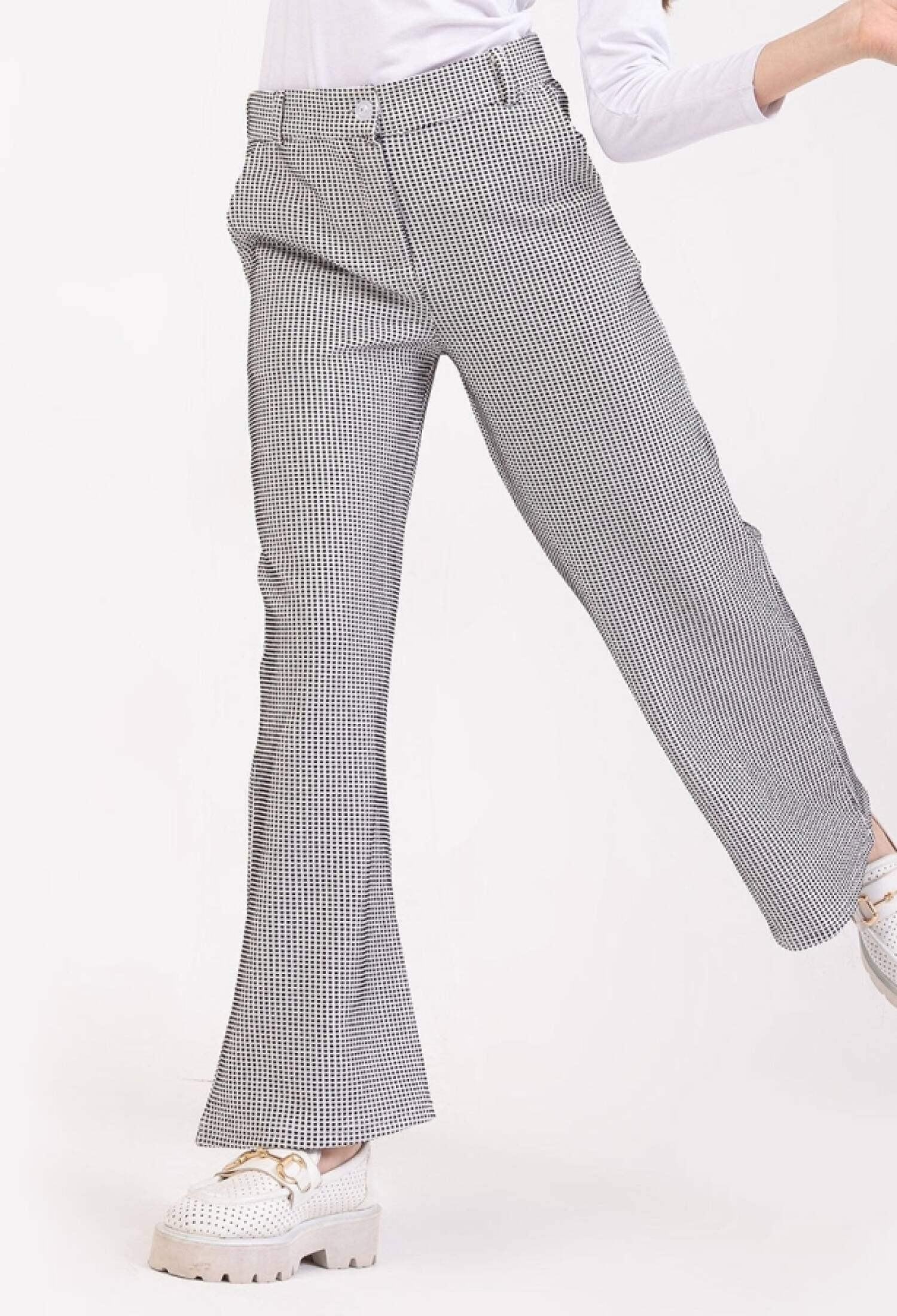 Girl's Checked Trousers