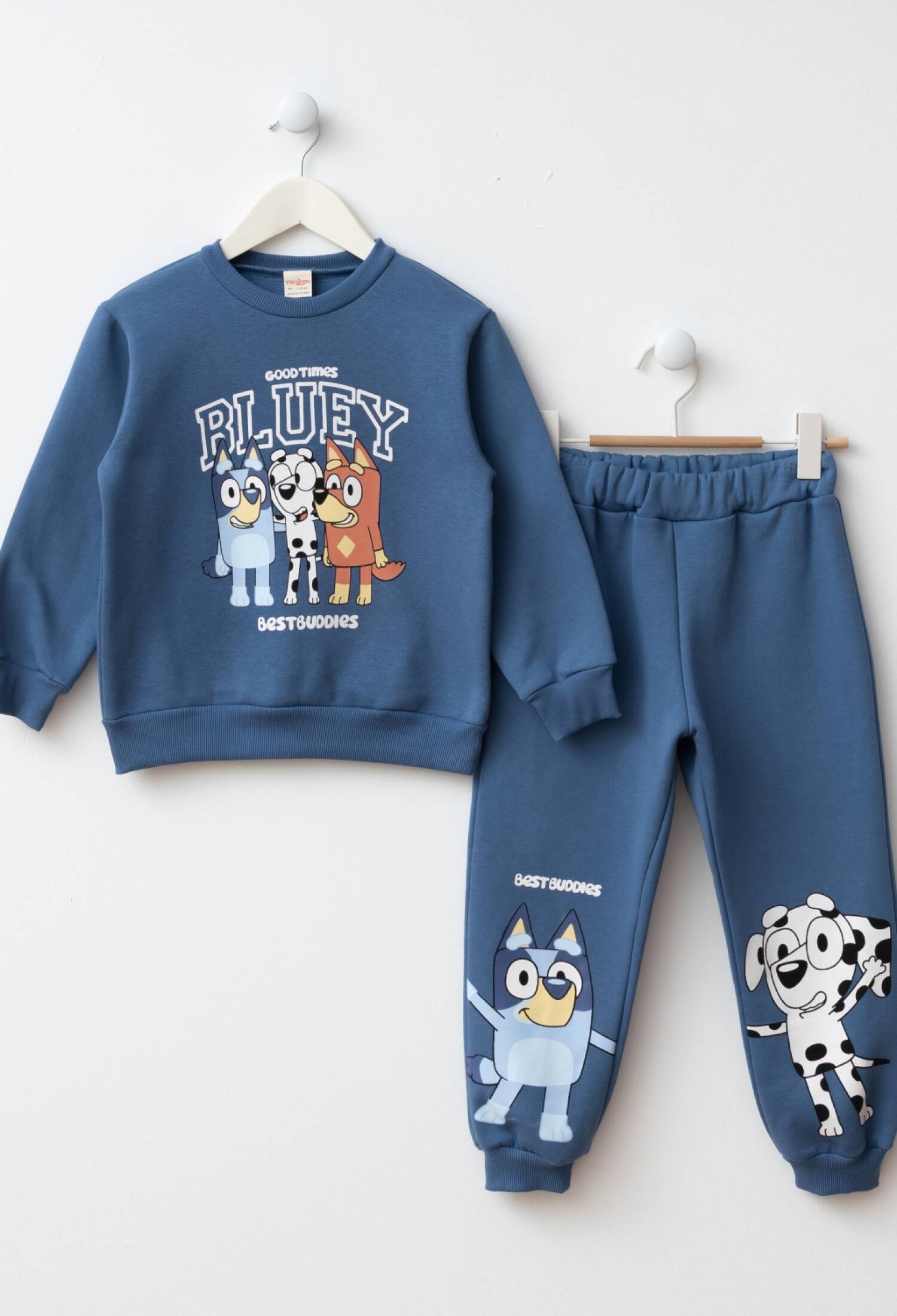 Printed Boy's Tracksuit Set (3-6 Years) - 25838