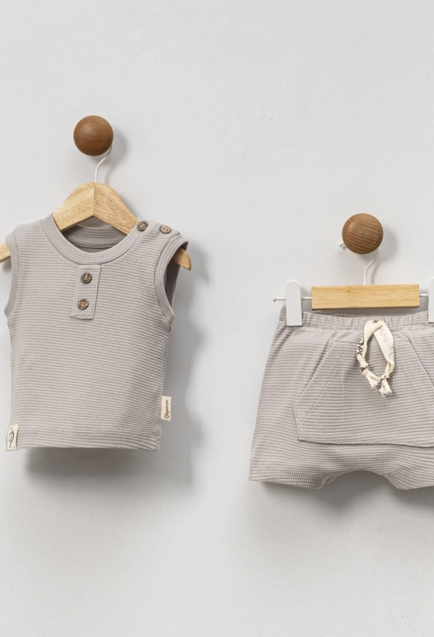 SLEEVELESS BABY BOY SET - PS-862 - Brand: POPSHOPS - Kids & Bby Clothes From Peralane Kids Turkey