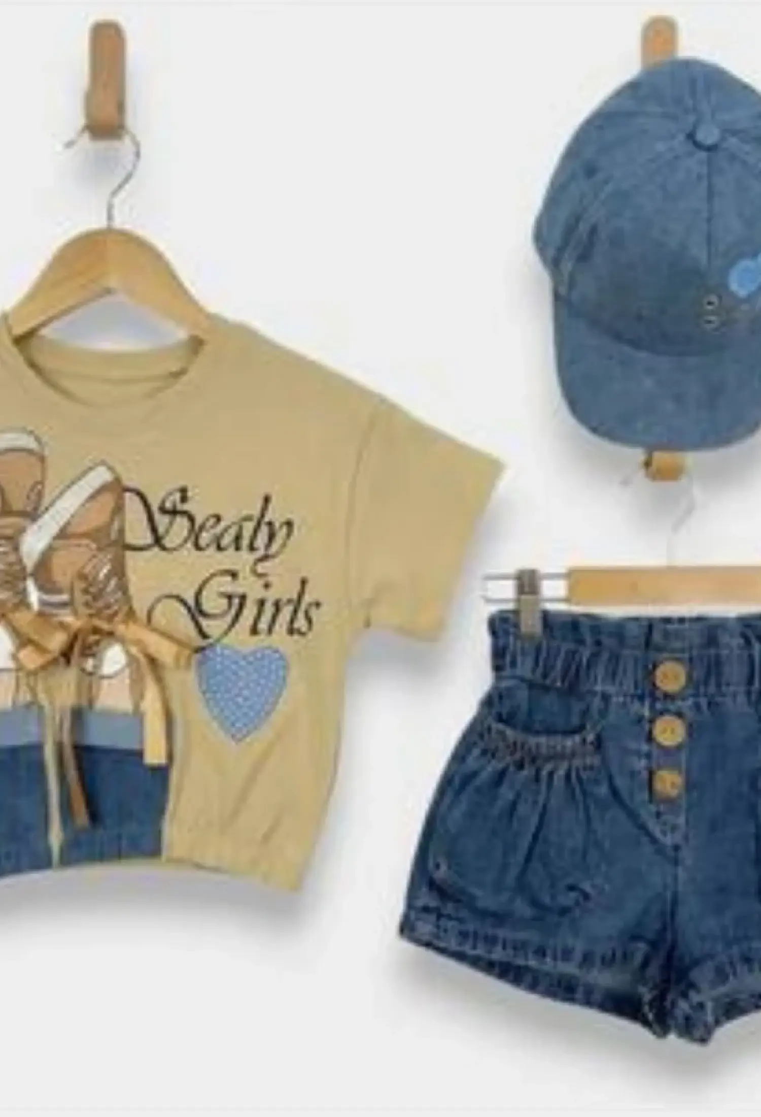 Şapkalı Kız Takım - Brand: SEALY - Kids & Bby Clothes From Peralane Kids Turkey