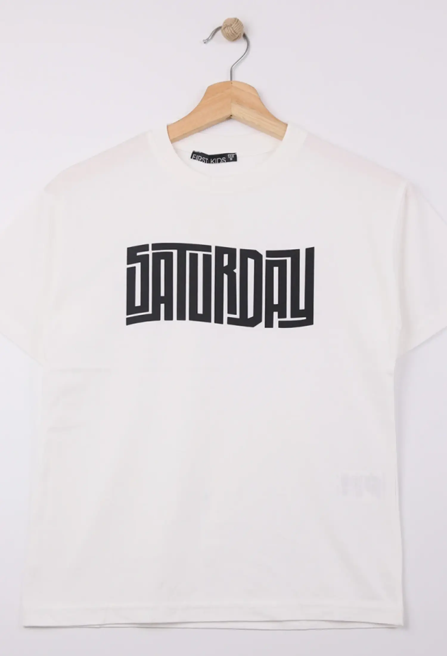 Saturday Baskılı Erkek Tişört - Brand: FİRST KİDS - Kids & Bby Clothes From Peralane Kids Turkey