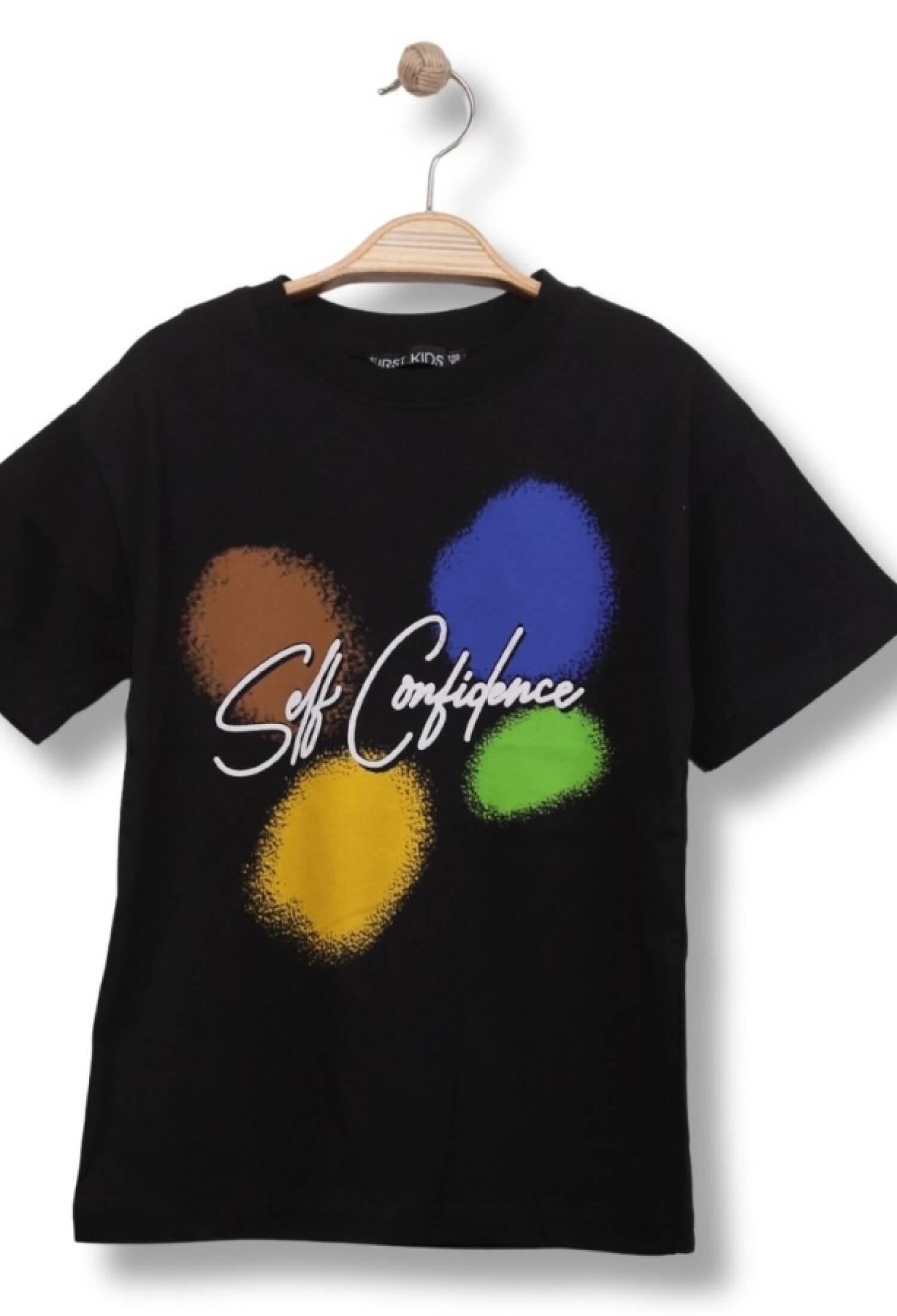 Self Baskılı Erkek Tişört - Brand: FİRST KİDS - Kids & Bby Clothes From Peralane Kids Turkey