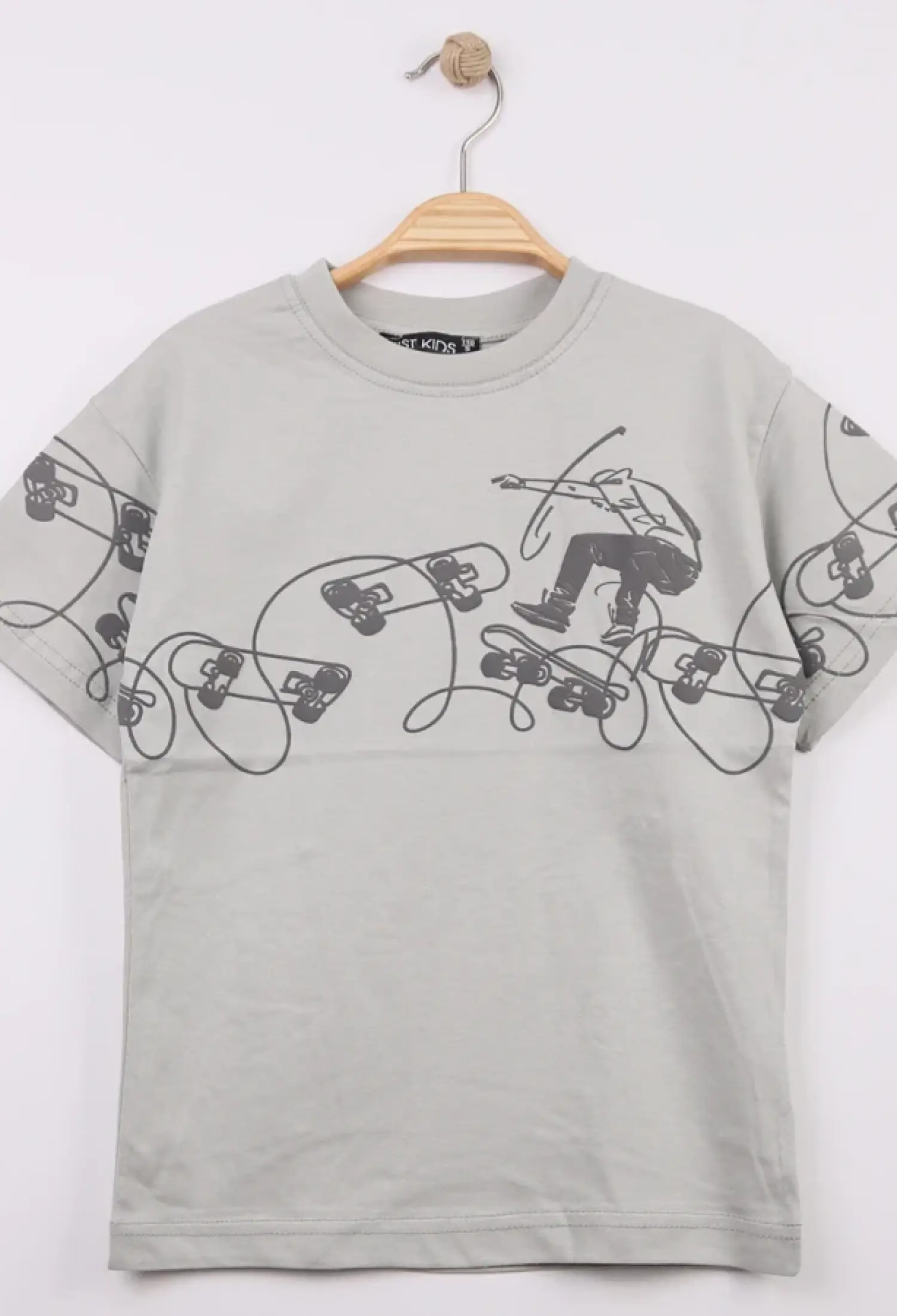 Skate Baskılı Erkek Tişört - Brand: FİRST KİDS - Kids & Bby Clothes From Peralane Kids Turkey