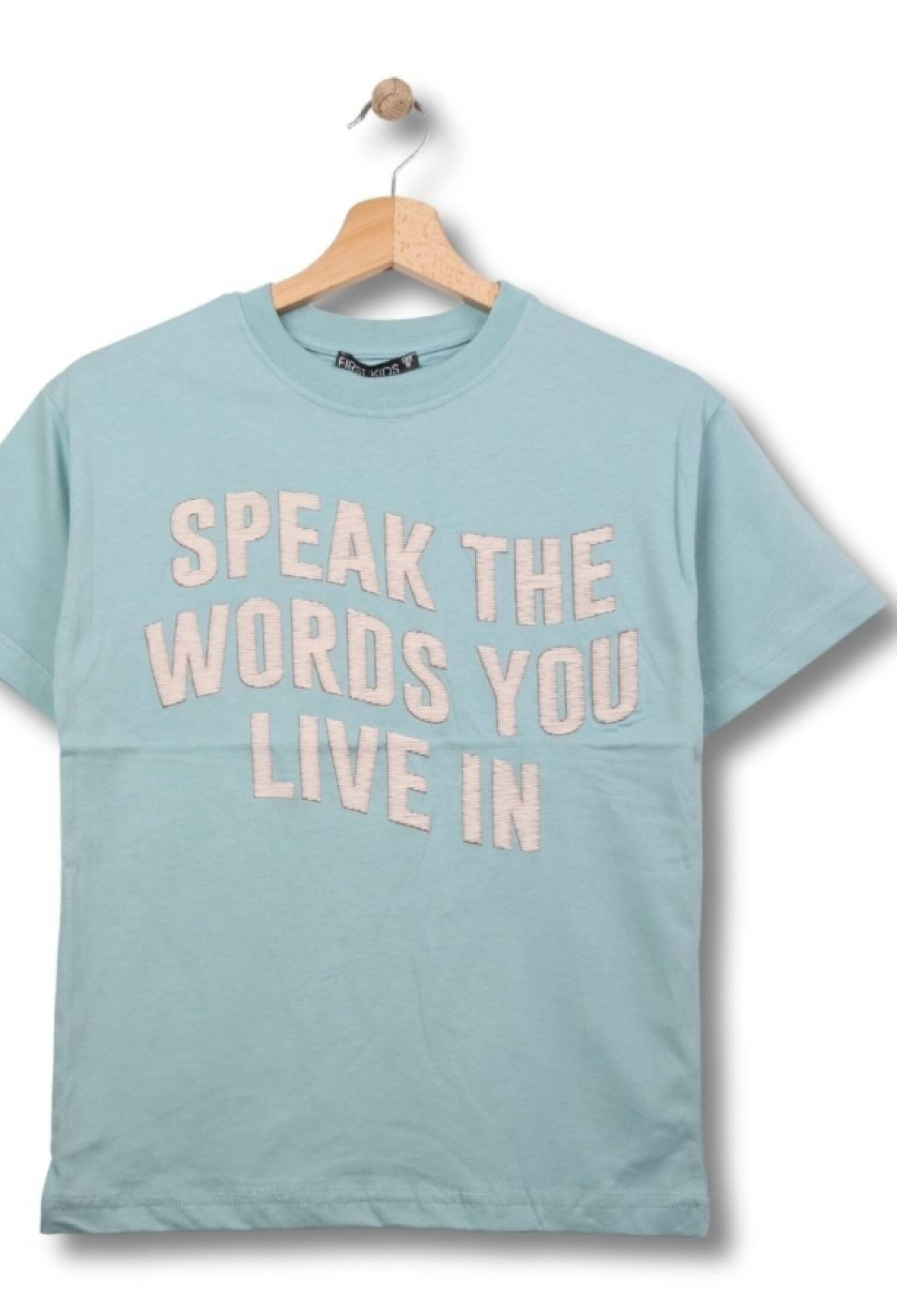 Speak Baskılı Erkek Tişört - Brand: FİRST KİDS - Kids & Bby Clothes From Peralane Kids Turkey