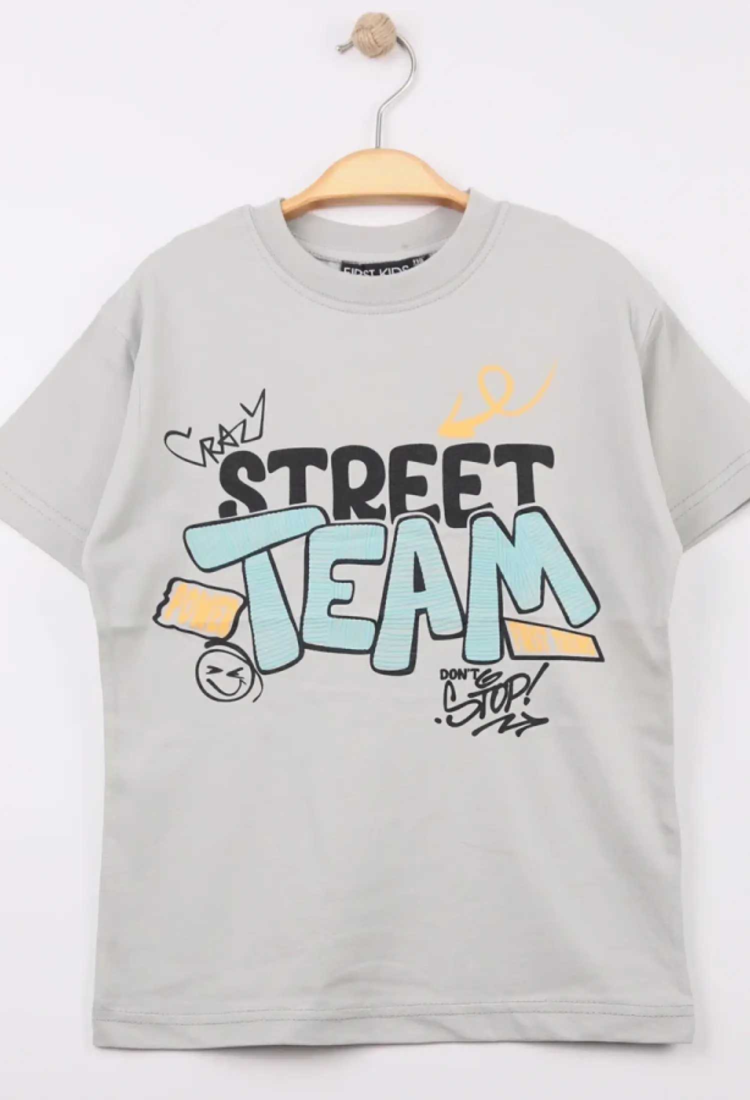 Street Baskılı Erkek Tişört - Brand: FİRST KİDS - Kids & Bby Clothes From Peralane Kids Turkey