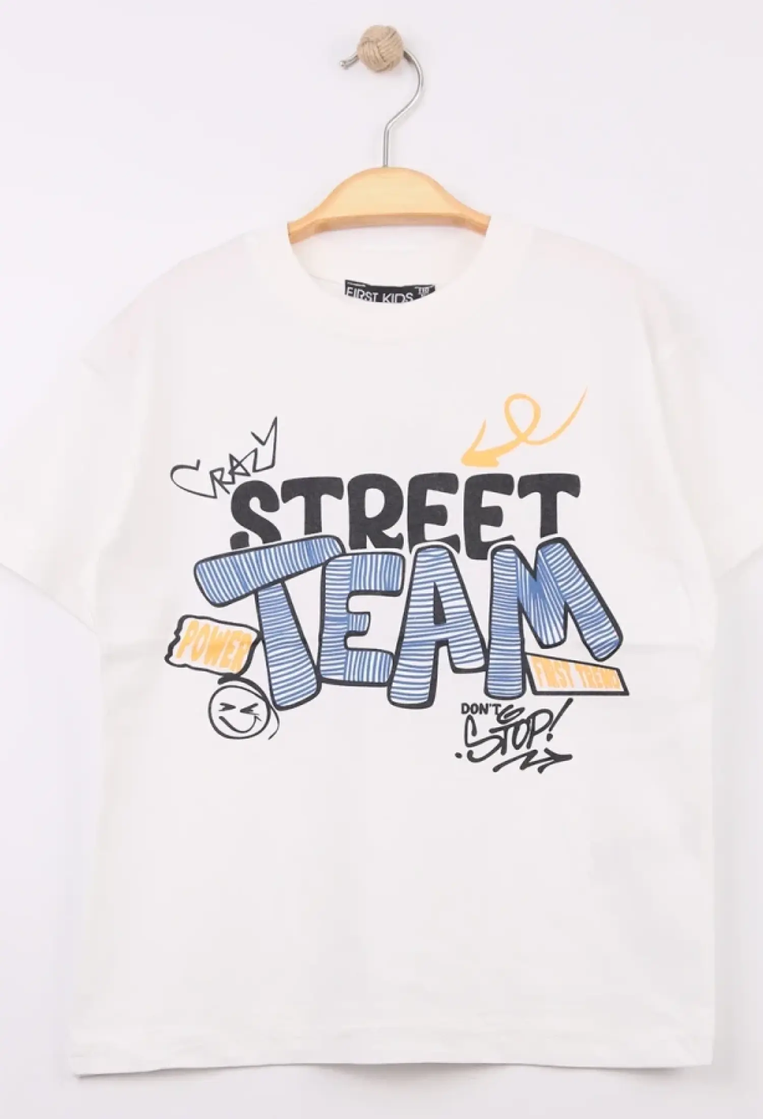 Street Baskılı Erkek Tişört - Brand: FİRST KİDS - Kids & Bby Clothes From Peralane Kids Turkey
