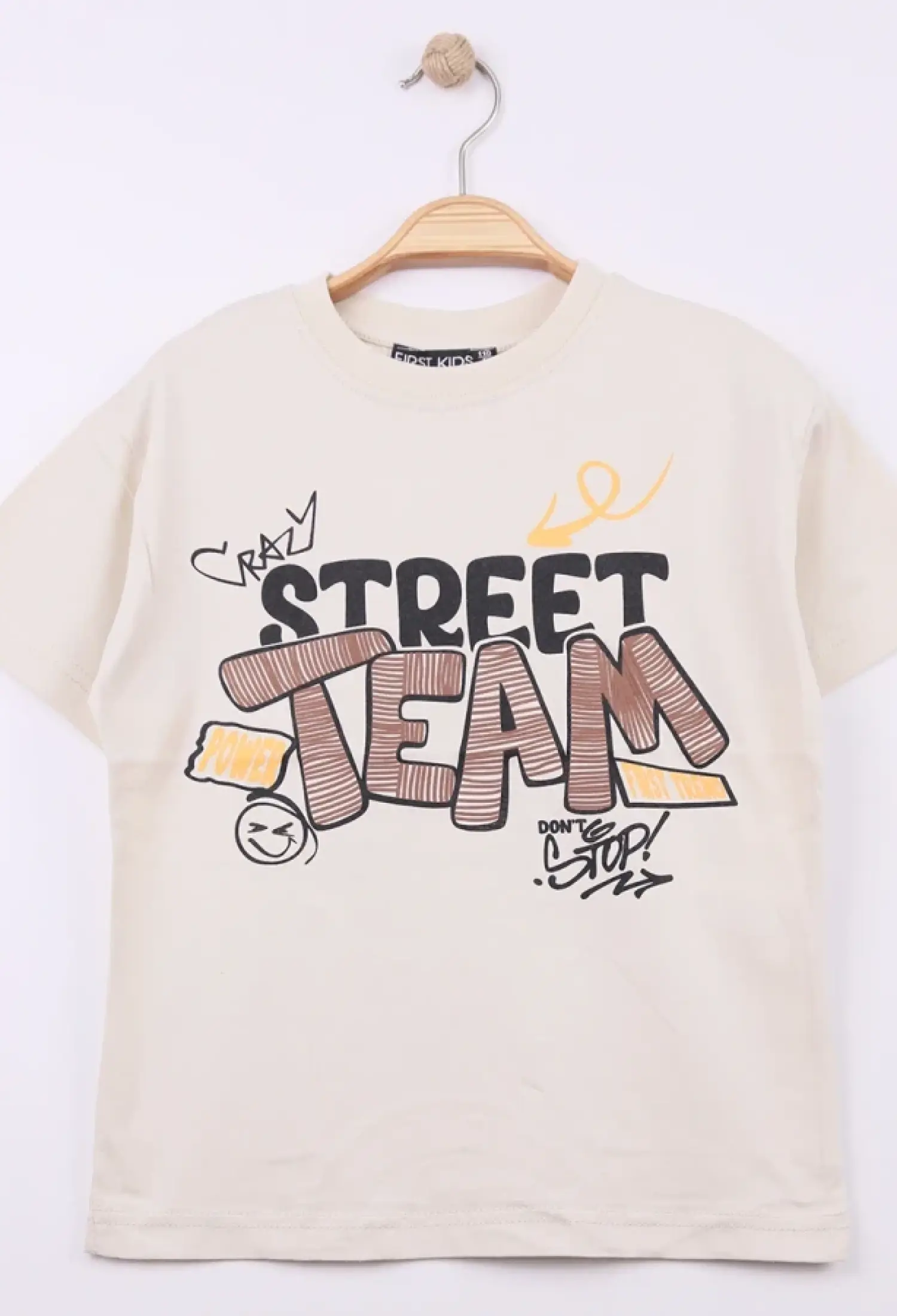 Street Baskılı Erkek Tişört - Brand: FİRST KİDS - Kids & Bby Clothes From Peralane Kids Turkey