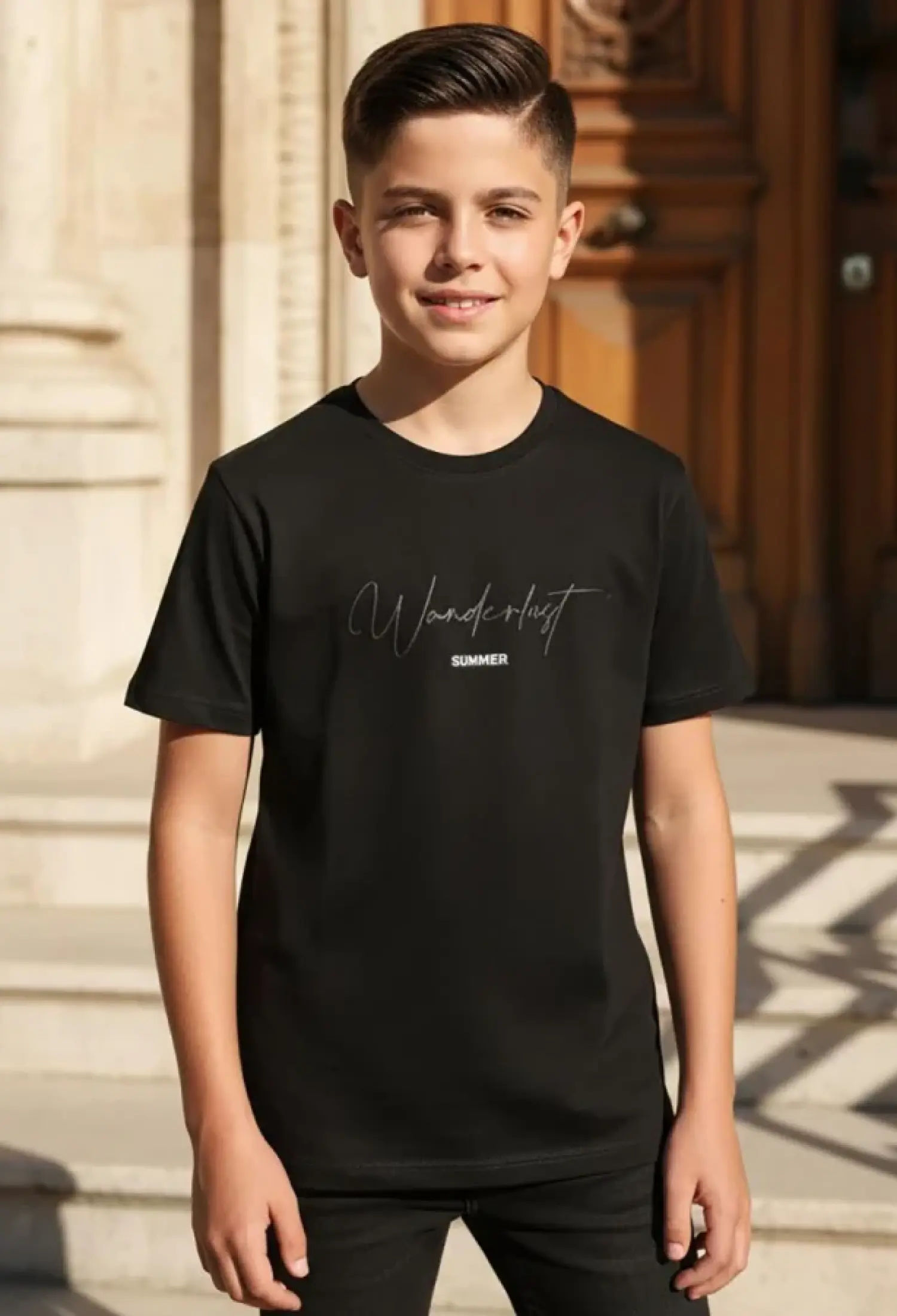 Summer Baskılı Erkek Tişört - Brand: TANEM KİDS - Kids & Bby Clothes From Peralane Kids Turkey
