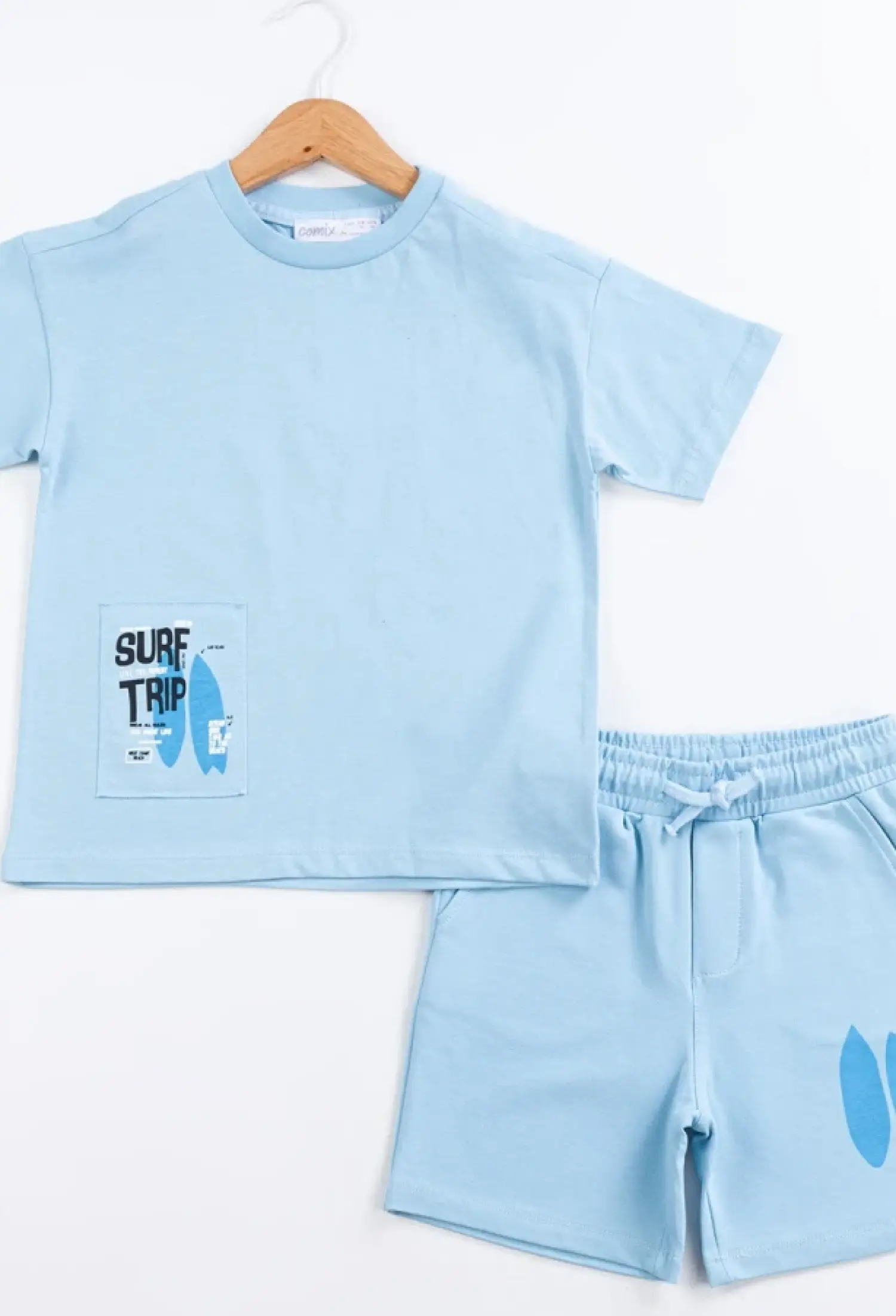 Surf Baskılı Erkek Takım - Brand: COMİX - Kids & Bby Clothes From Peralane Kids Turkey