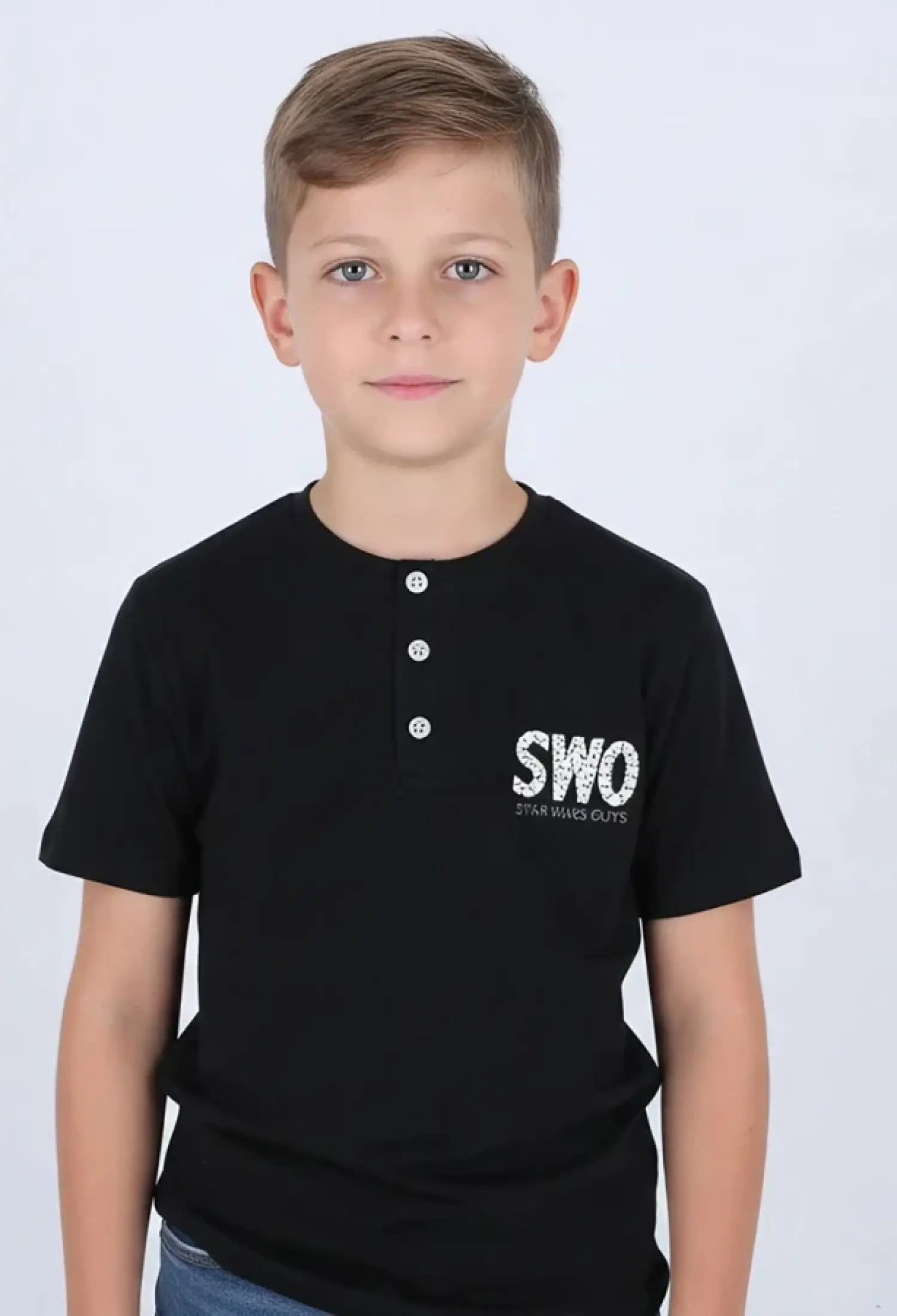 Swo Baskılı Erkek Tişört - Brand: TANEM KİDS - Kids & Bby Clothes From Peralane Kids Turkey