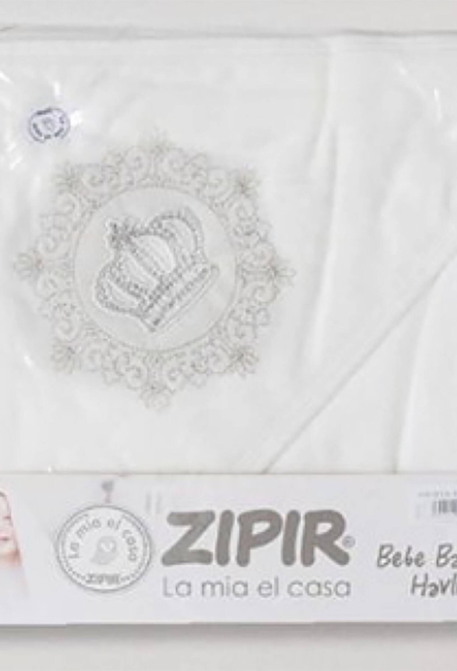 Taç Nakışlı Unisex Bebe Havlu 80x85 cm - Brand: ZIPIR - Kids & Bby Clothes From Peralane Kids Turkey