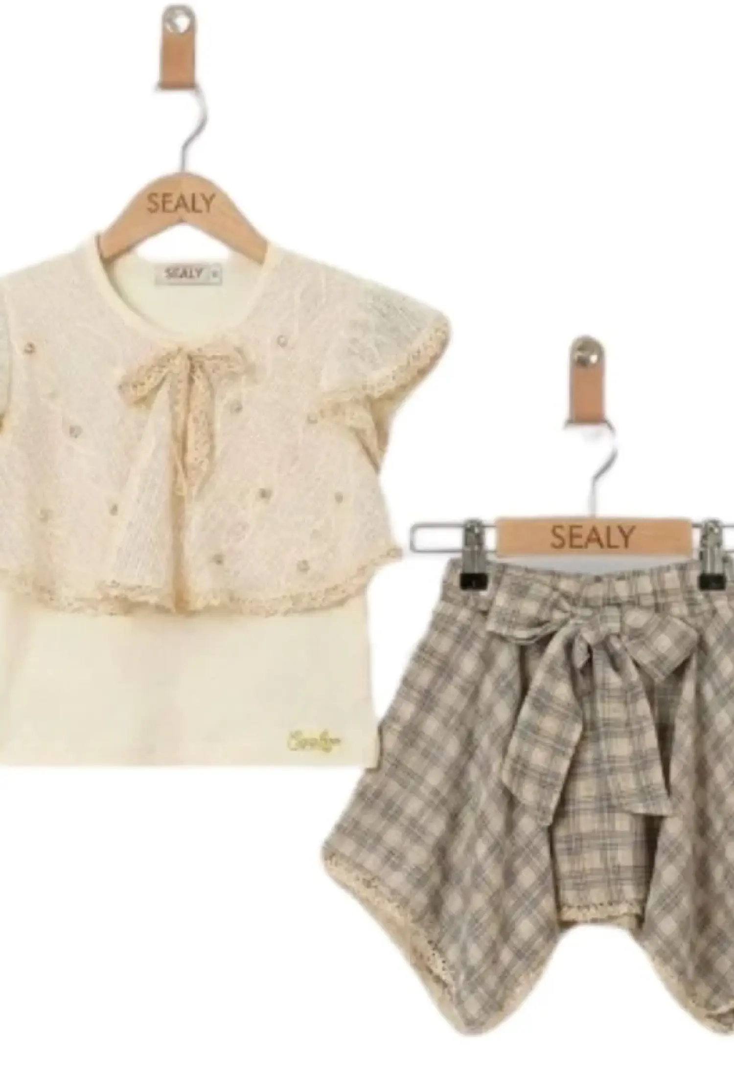 Taş Nakışlı Etekli Kız Takım - Brand: SEALY - Kids & Bby Clothes From Peralane Kids Turkey