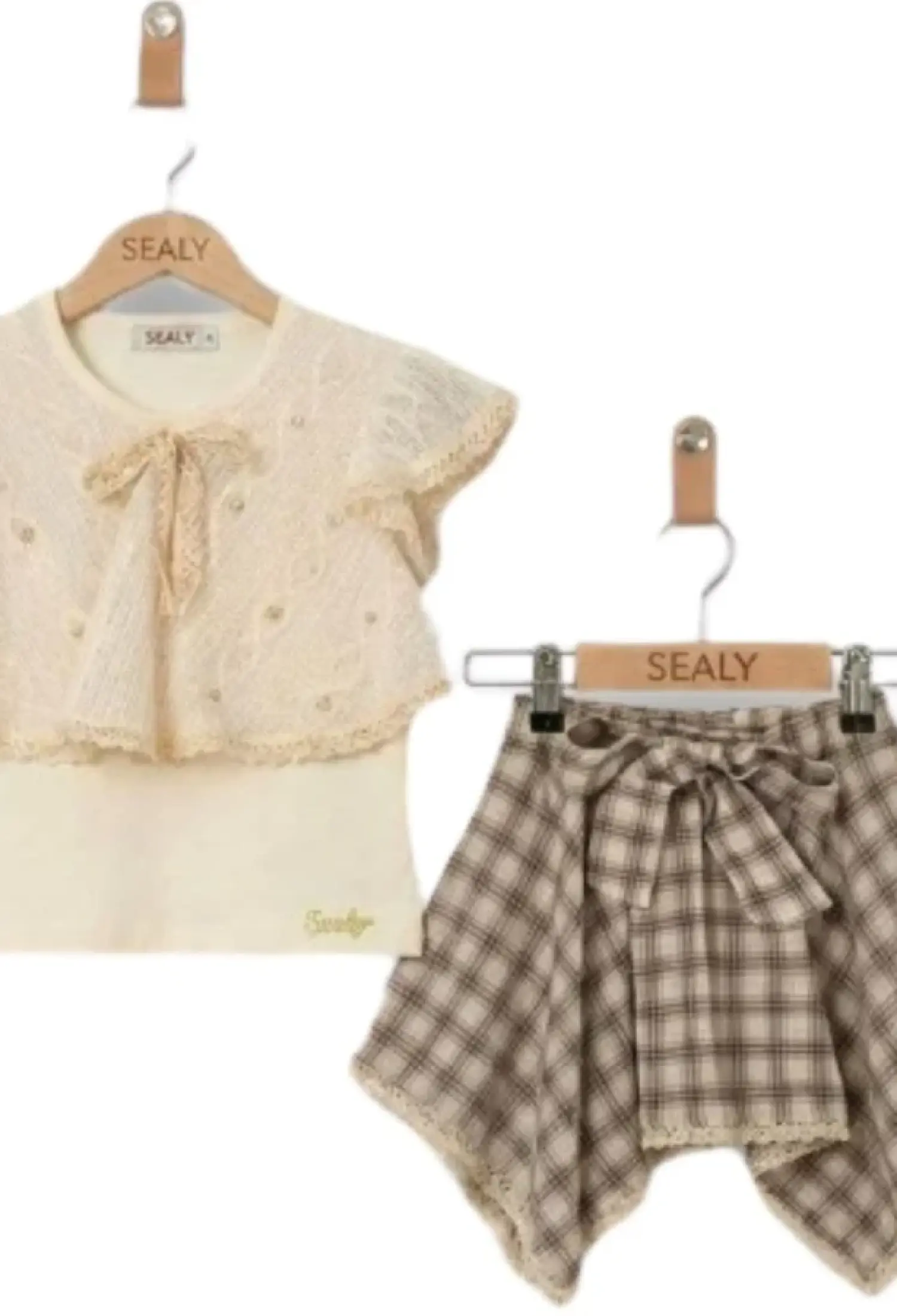Taş Nakışlı Etekli Kız Takım - Brand: SEALY - Kids & Bby Clothes From Peralane Kids Turkey