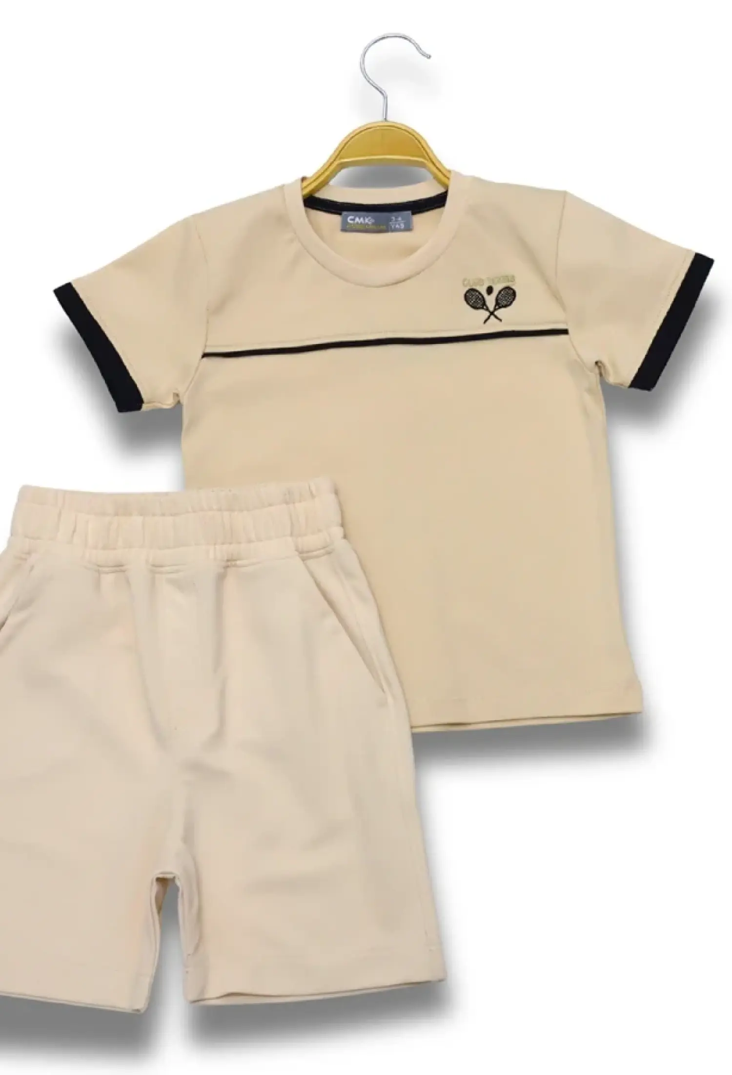 Tennis Raketi Baskılı Erkek Takım - Brand: CMK - Kids & Bby Clothes From Peralane Kids Turkey