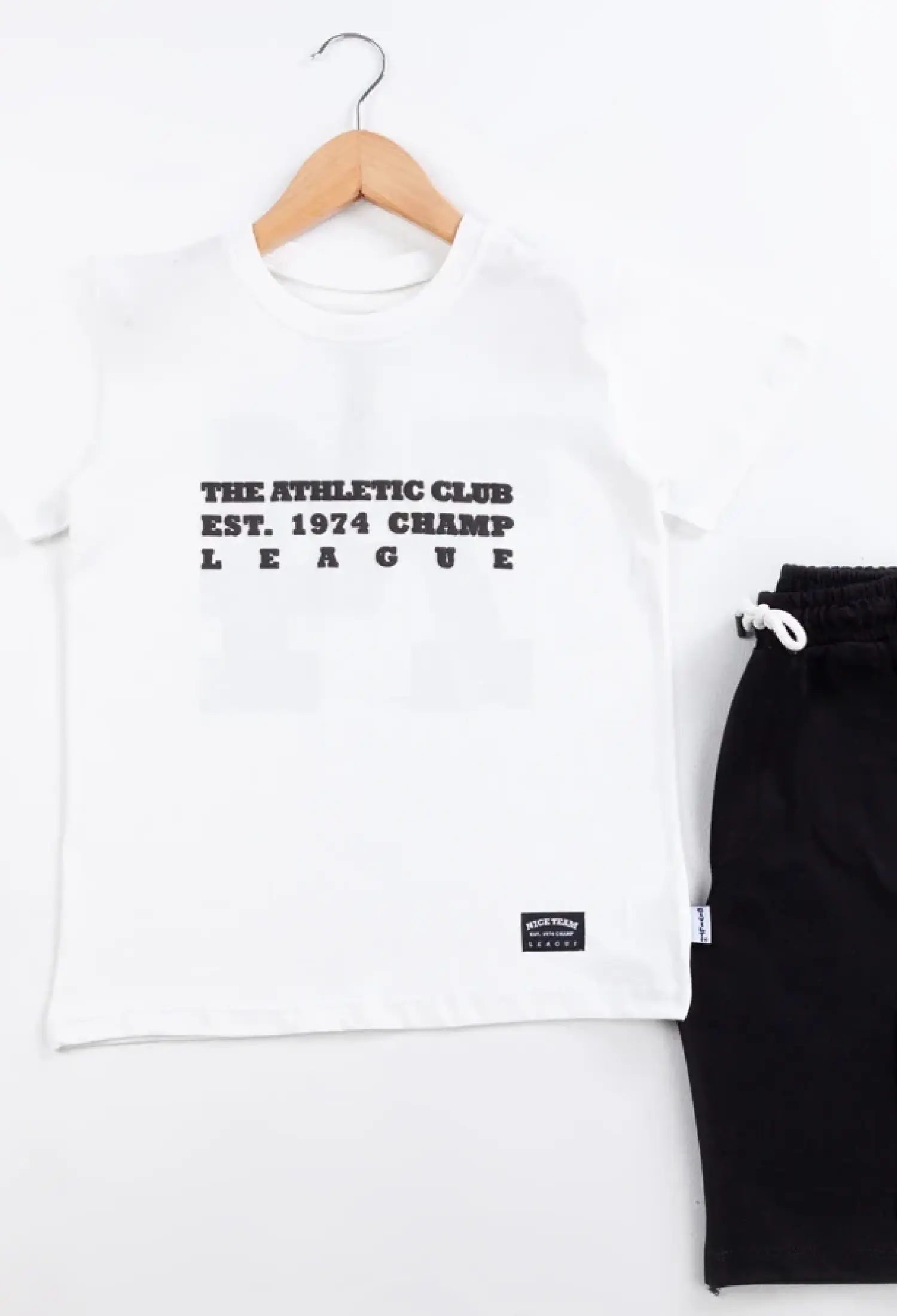 The Athletic Baskılı Erkek Takım - Brand: CIVILTI - Kids & Bby Clothes From Peralane Kids Turkey