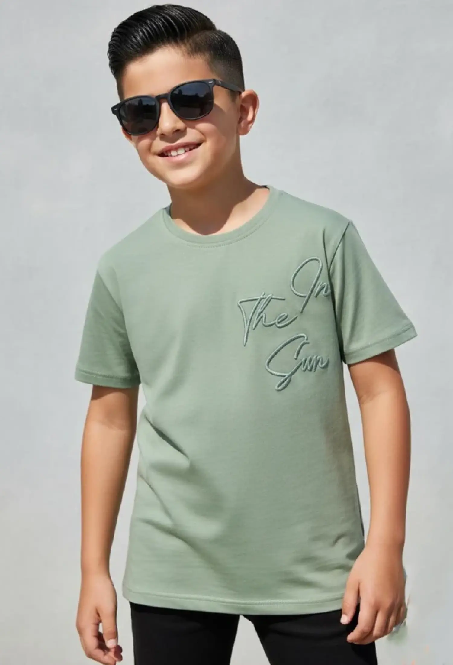 The Sun Baskılı Erkek Tişört - Brand: TANEM KİDS - Kids & Bby Clothes From Peralane Kids Turkey