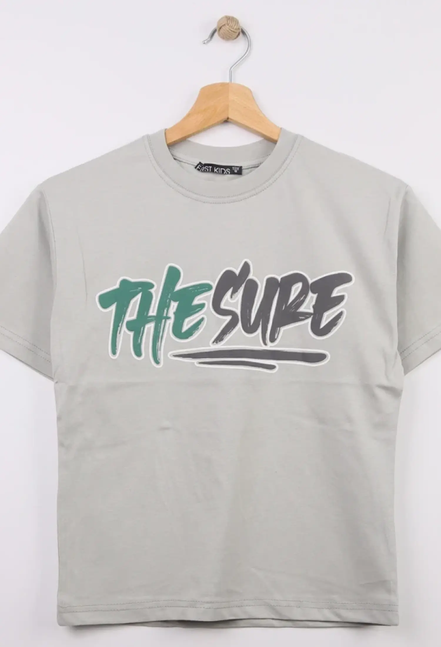 The Sure Baskılı Erkek Tişört - Brand: FİRST KİDS - Kids & Bby Clothes From Peralane Kids Turkey