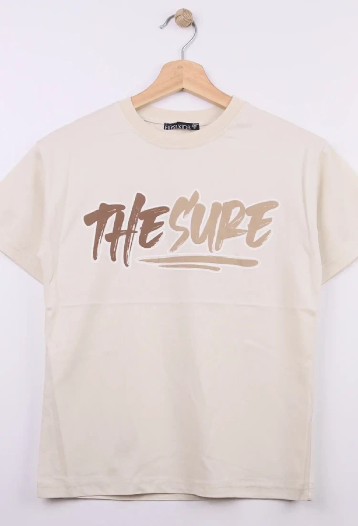 The Sure Baskılı Erkek Tişört - Brand: FİRST KİDS - Kids & Bby Clothes From Peralane Kids Turkey