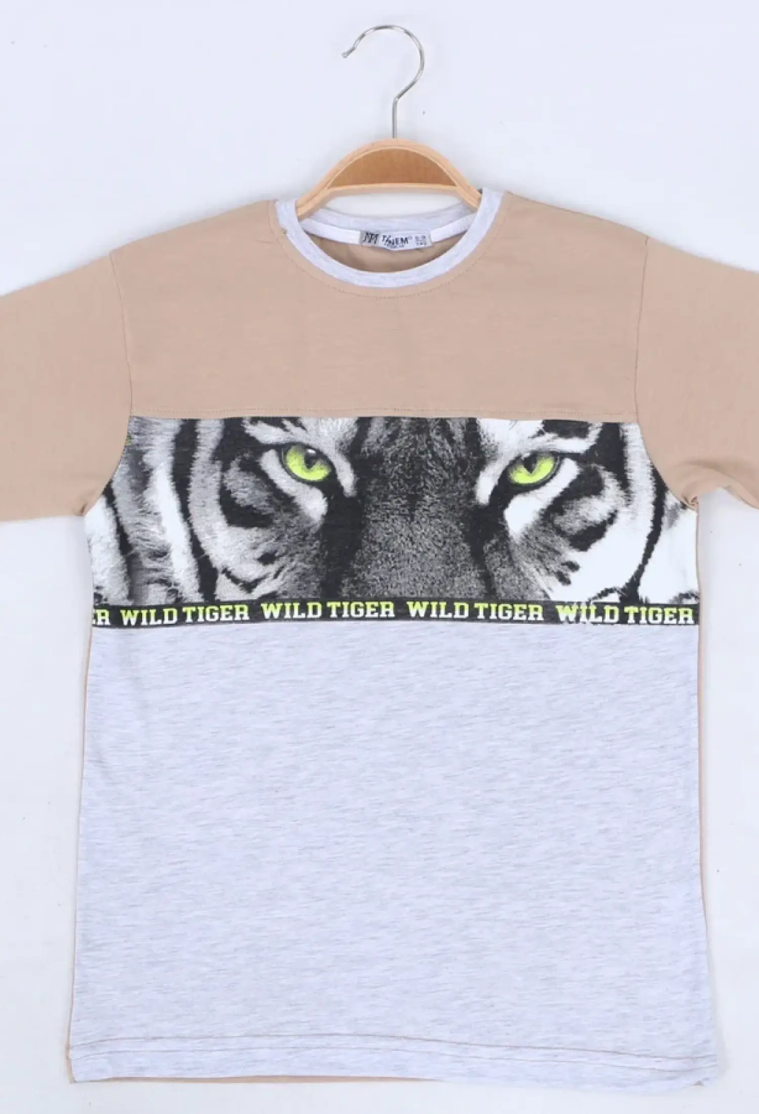 Tiger Baskılı Erkek Tişört - Brand: TANEM KİDS - Kids & Bby Clothes From Peralane Kids Turkey
