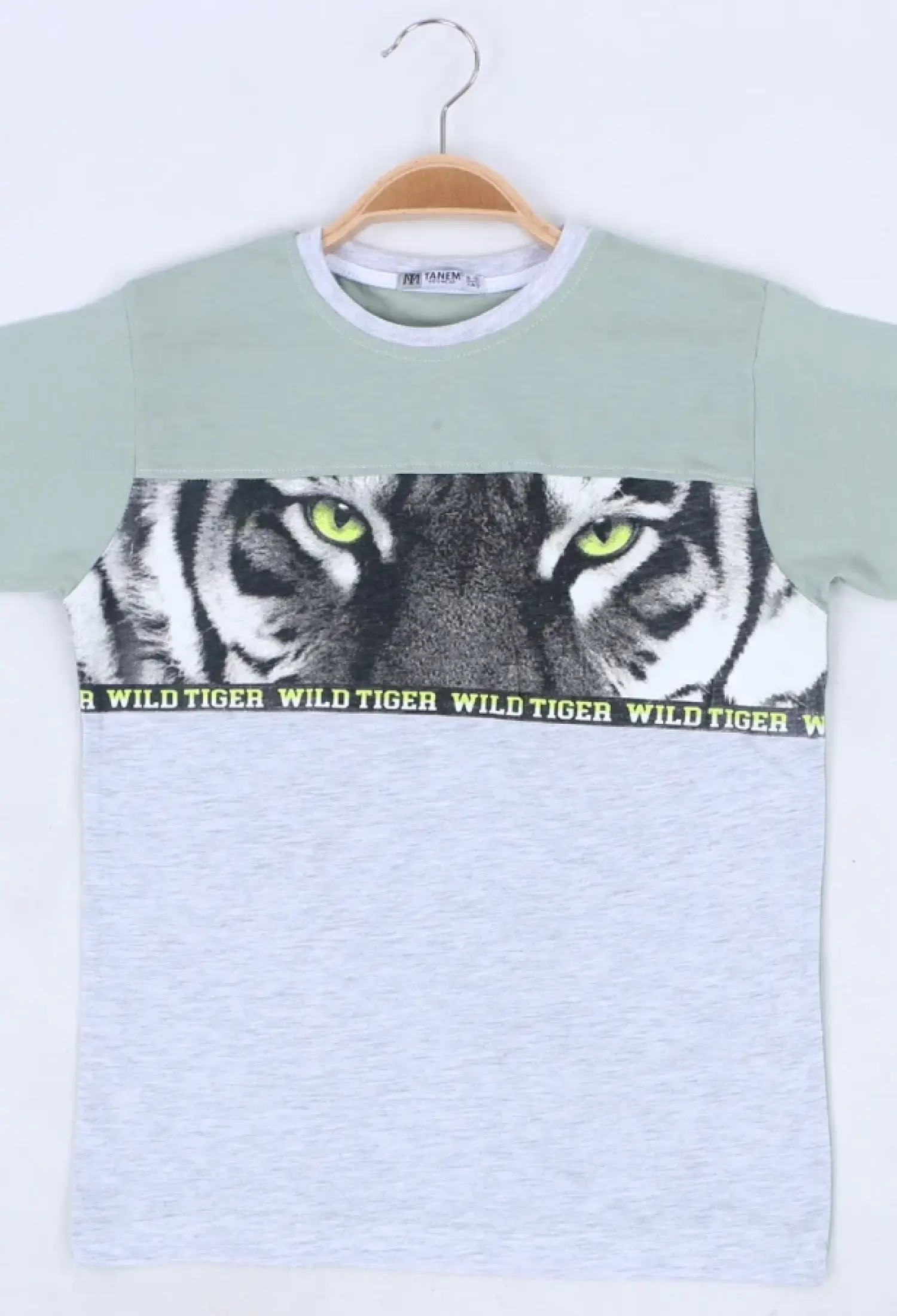 Tiger Baskılı Erkek Tişört - Brand: TANEM KİDS - Kids & Bby Clothes From Peralane Kids Turkey