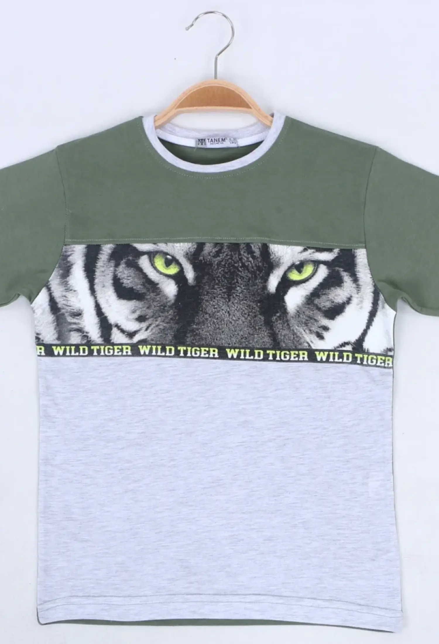 Tiger Baskılı Erkek Tişört - Brand: TANEM KİDS - Kids & Bby Clothes From Peralane Kids Turkey